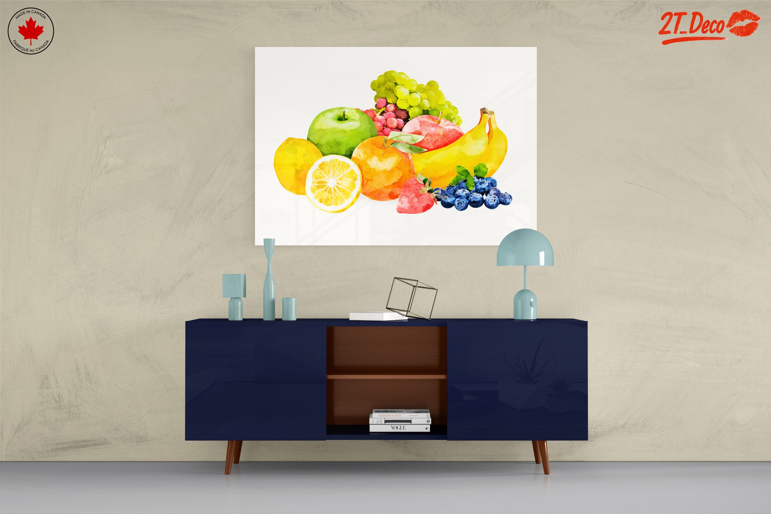 Vibrant Abstract Fruit Illustration - Image 8