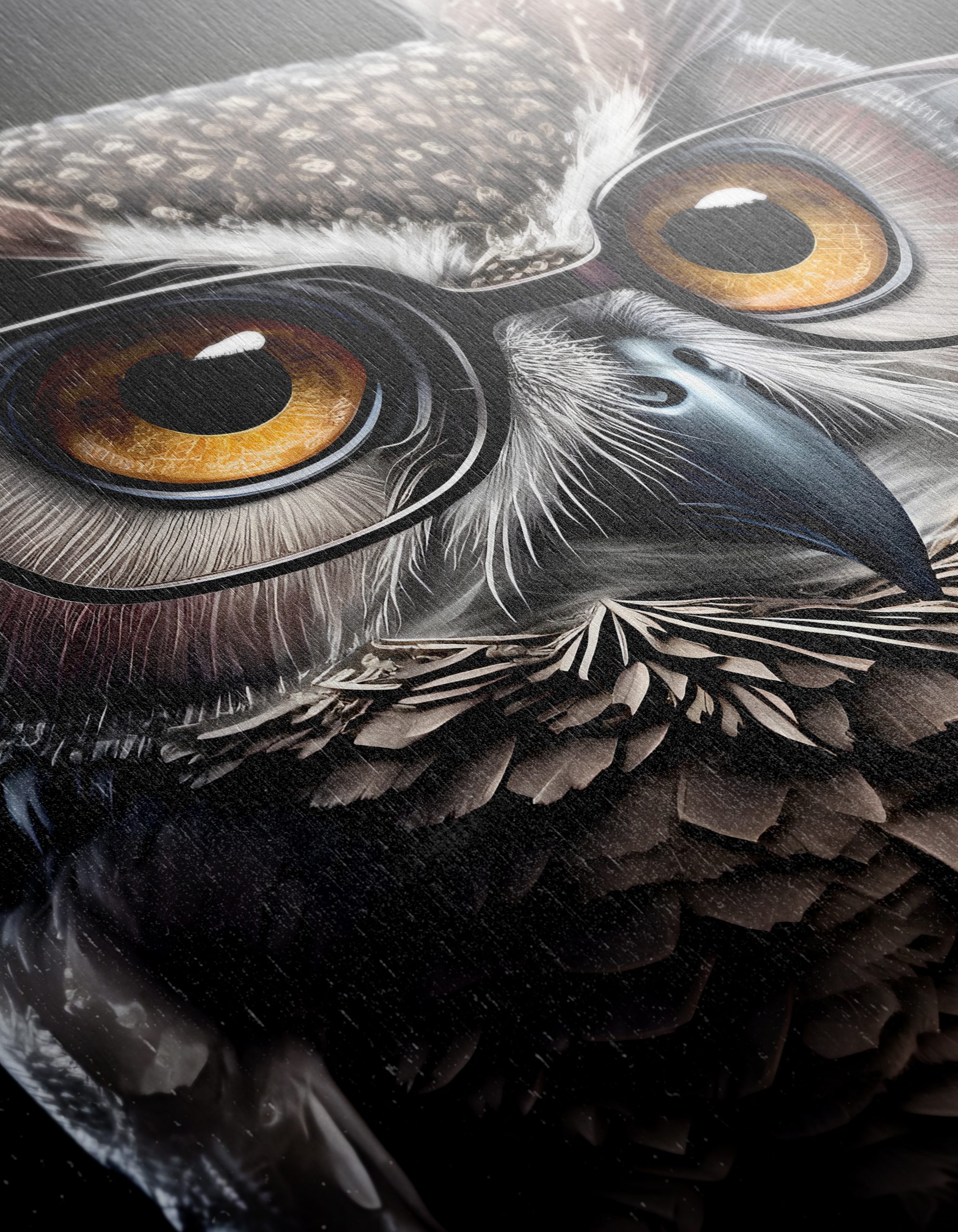 Whimsical Owl with Glasses Art - Image 12