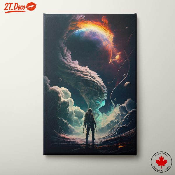Astronaut in a Dynamic Cosmic Landscape