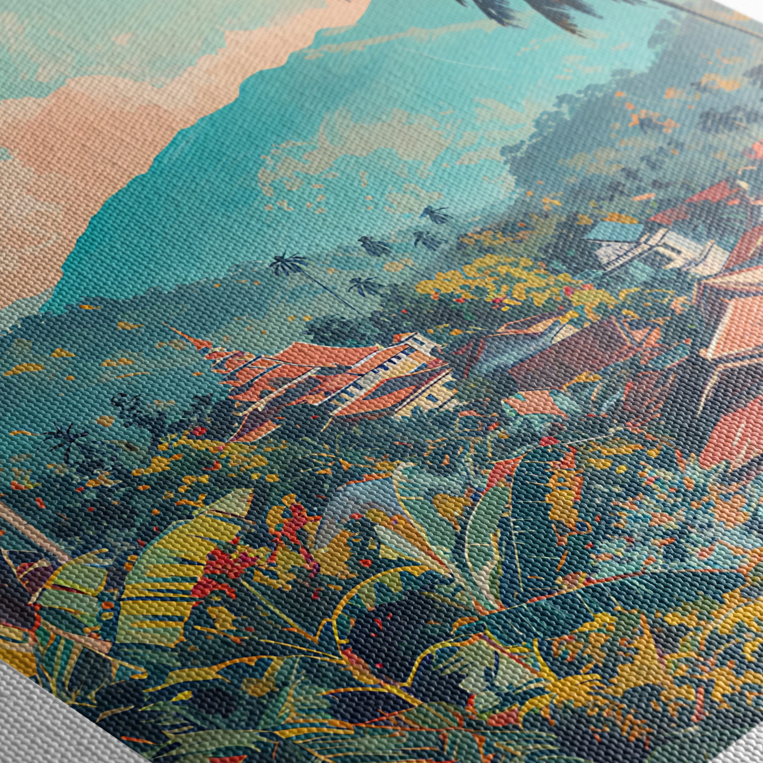 Luang Prabang Laos Scenic Landscape Art - Image 5