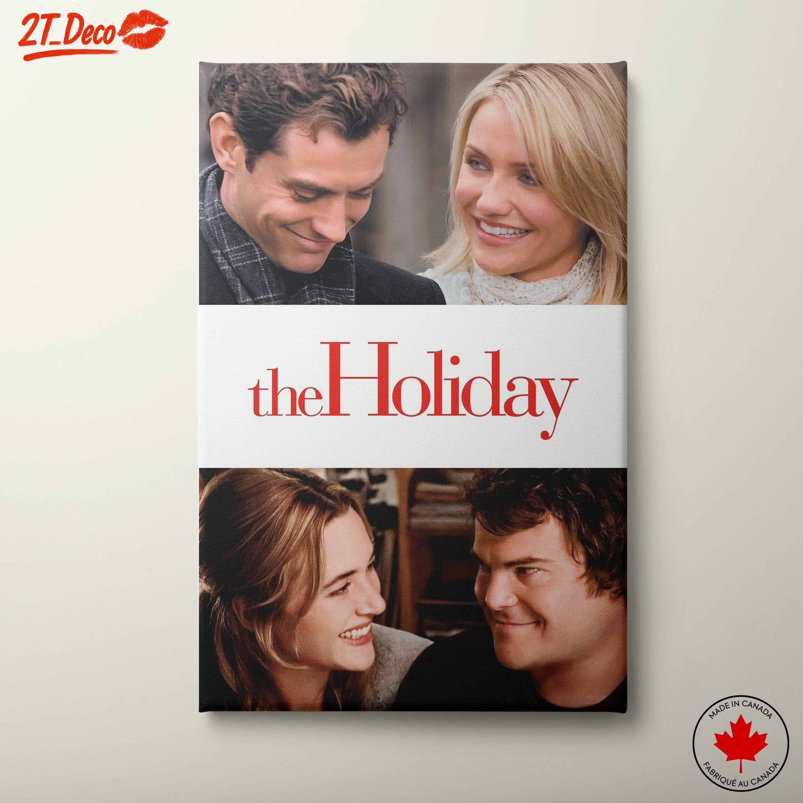 The Holiday Movie Themed Wall Art
