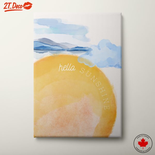 Sunny Abstract Watercolor Art