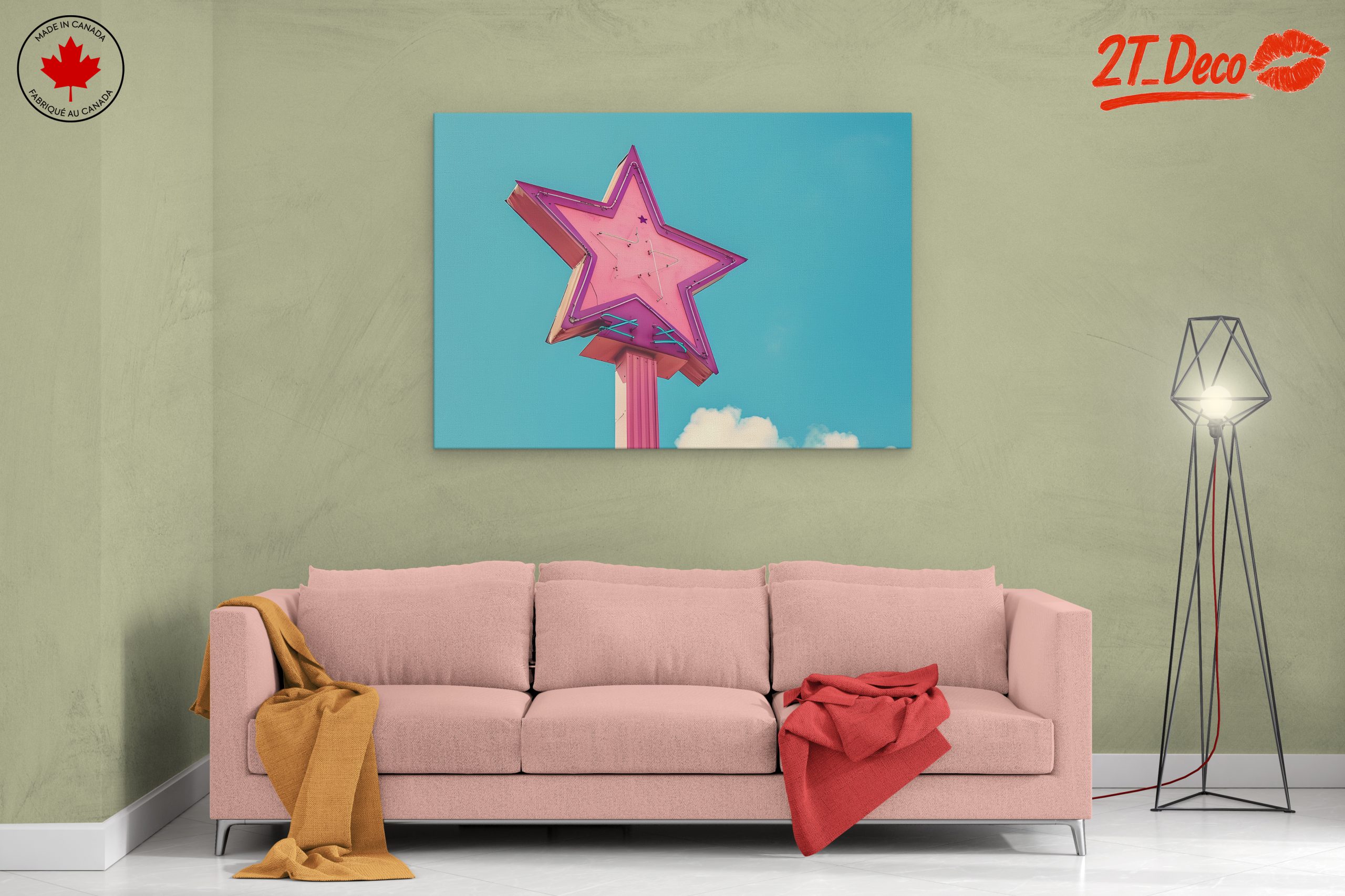 Vibrant Star Sign Against Blue Sky - Image 2