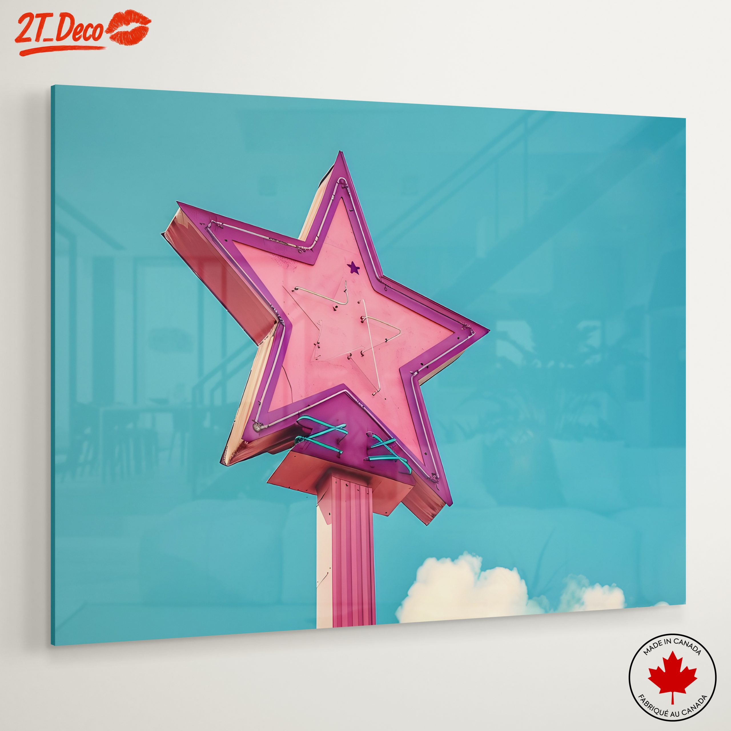 Vibrant Star Sign Against Blue Sky - Image 6