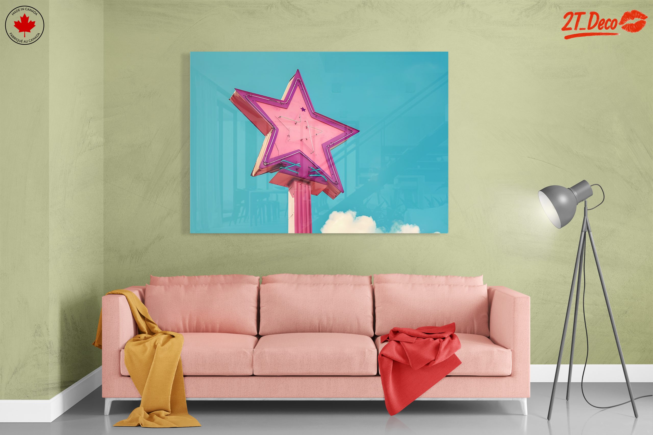Vibrant Star Sign Against Blue Sky - Image 7