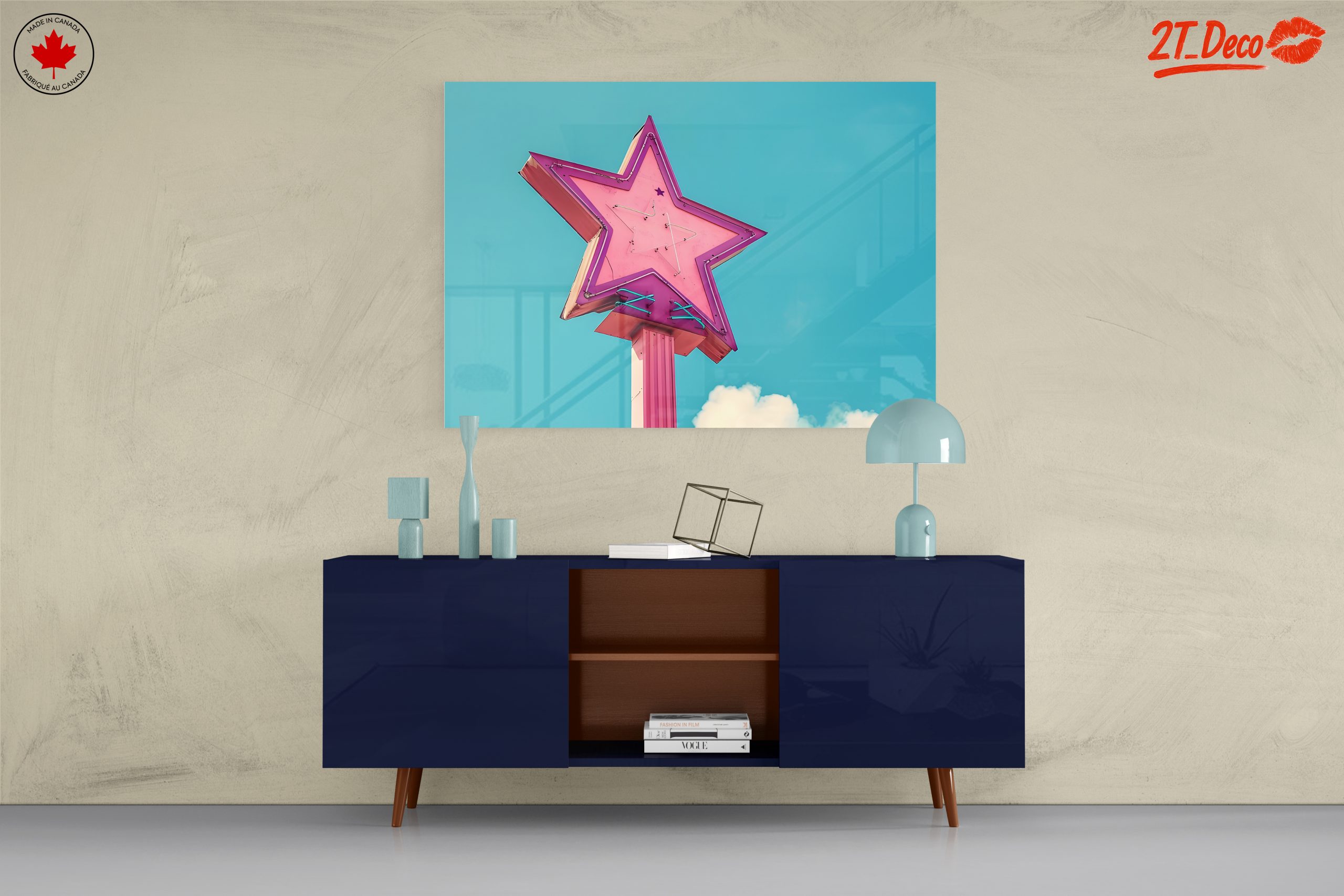 Vibrant Star Sign Against Blue Sky - Image 8