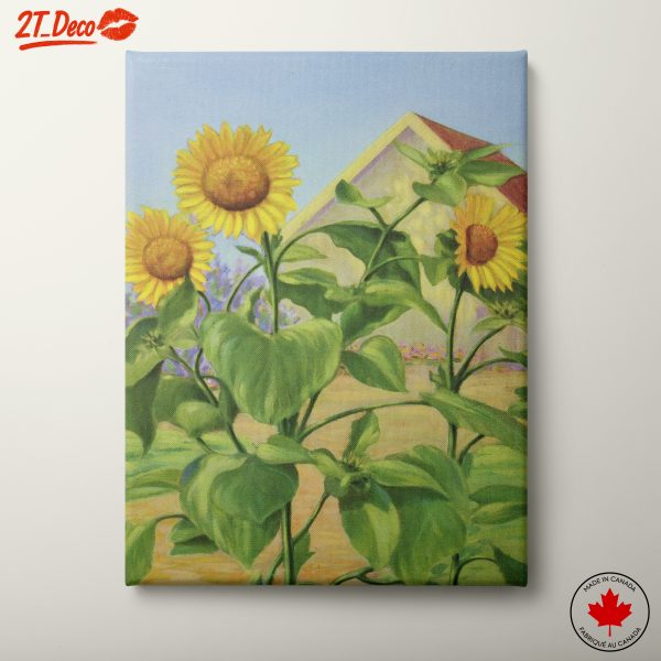 Sunny Sunflower Botanical Art