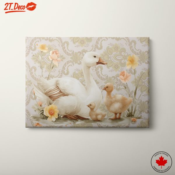 Charming Farm Animal Art Featuring Geese