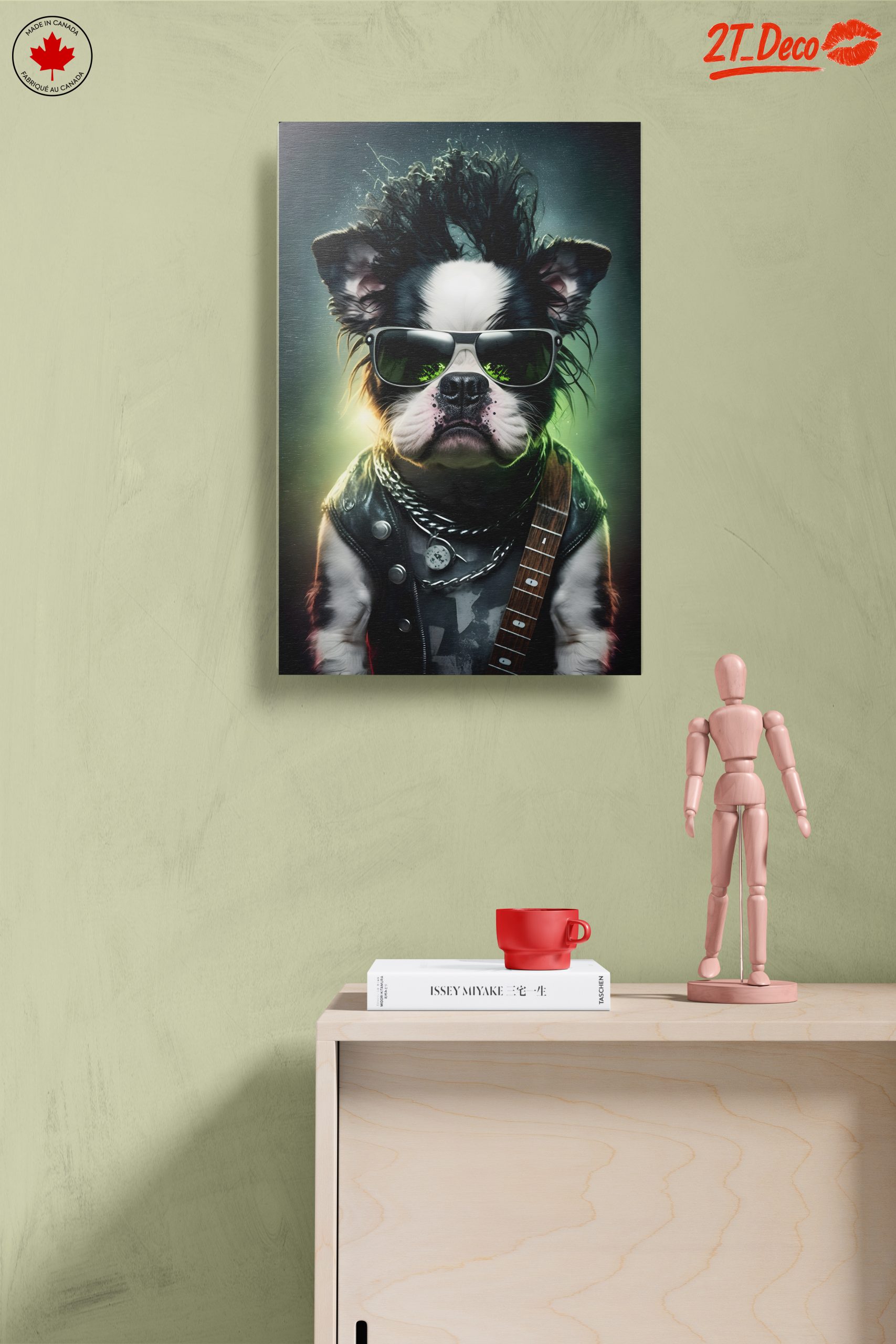 Rock Star Dog Art in Bold Style - Image 14