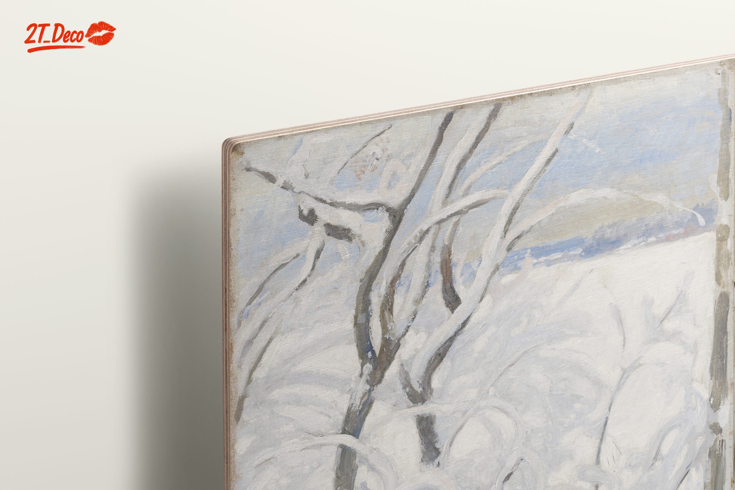 Abstract Winter Landscape with Snowy Branches - Image 15
