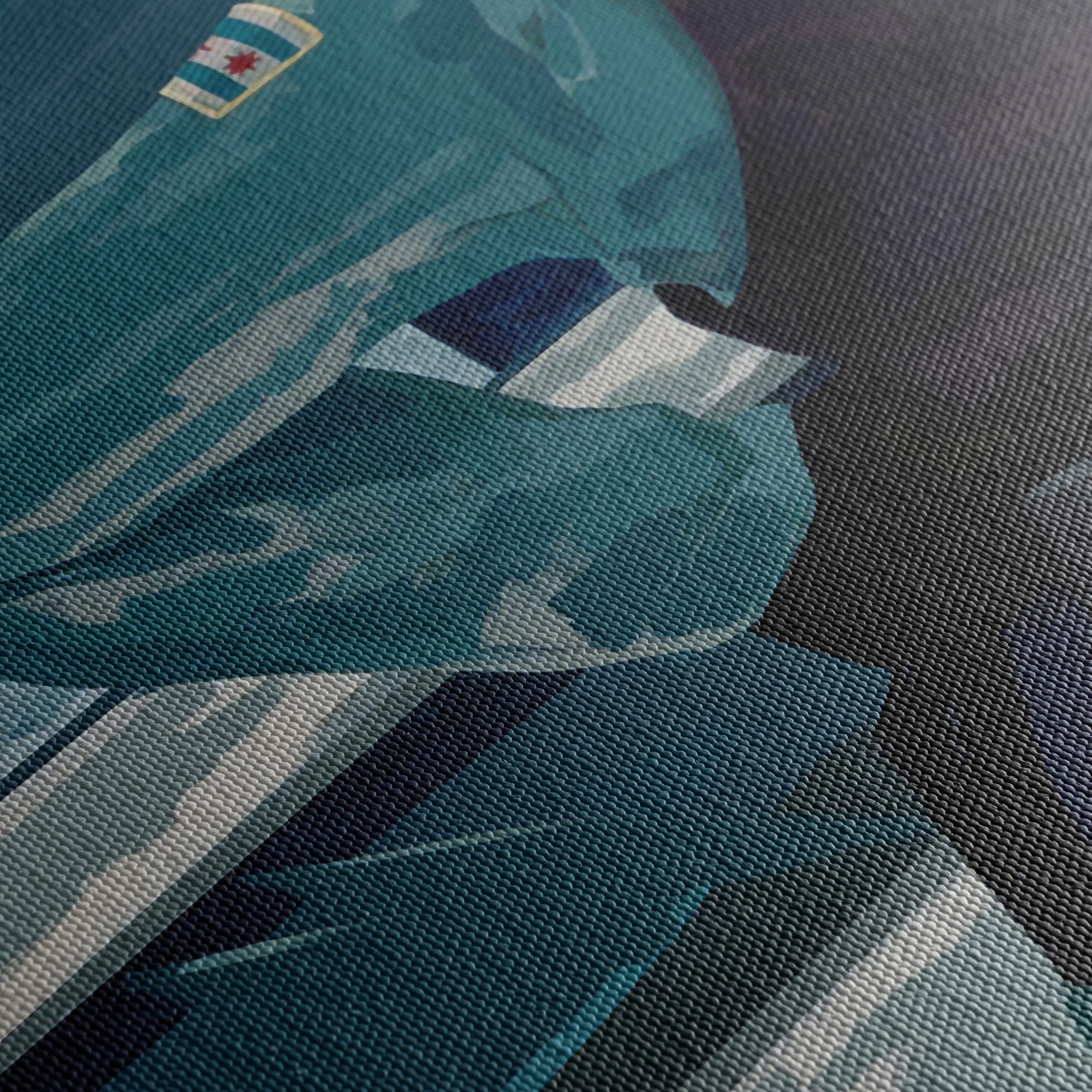 Stylized Contemporary Portrait of a Police Officer - Image 5