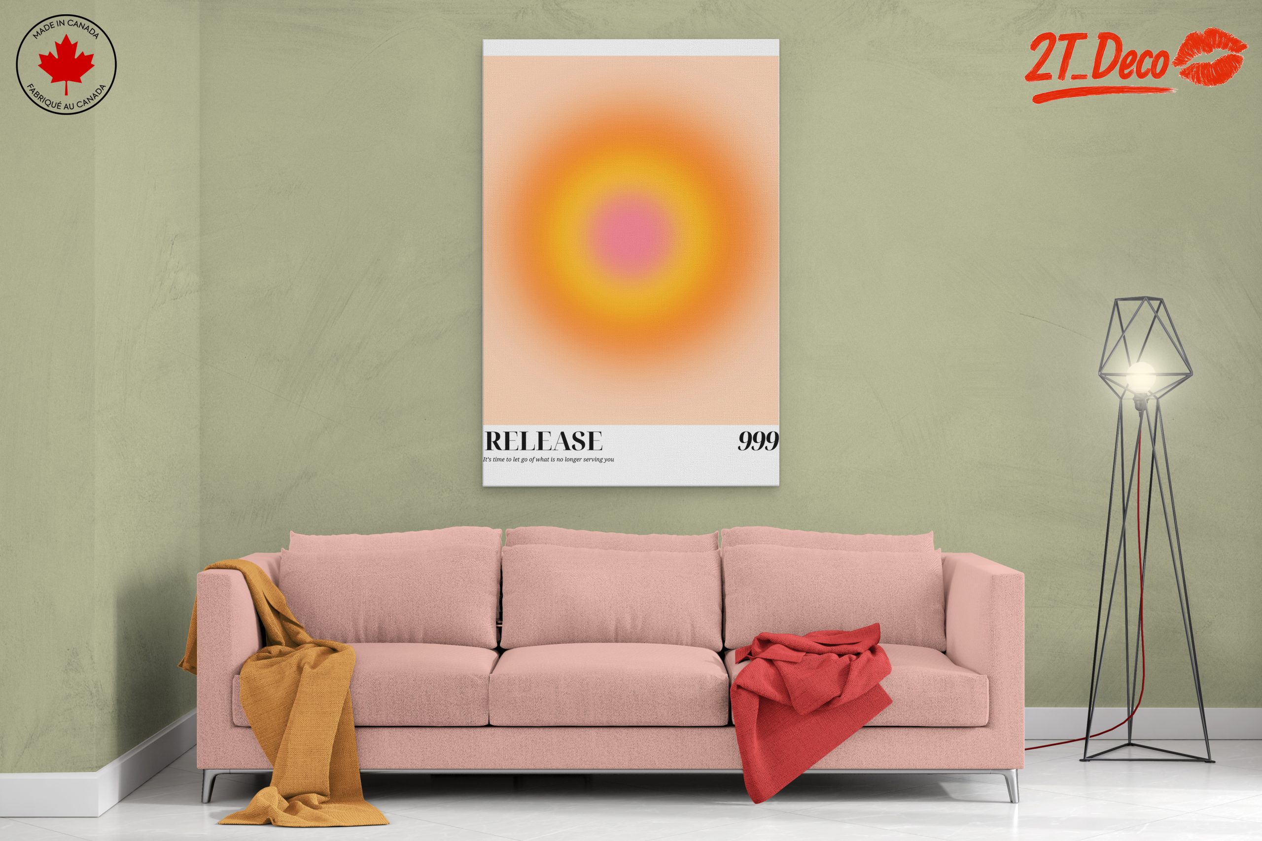Vibrant Modern Abstract Figure Art 6 - Image 2
