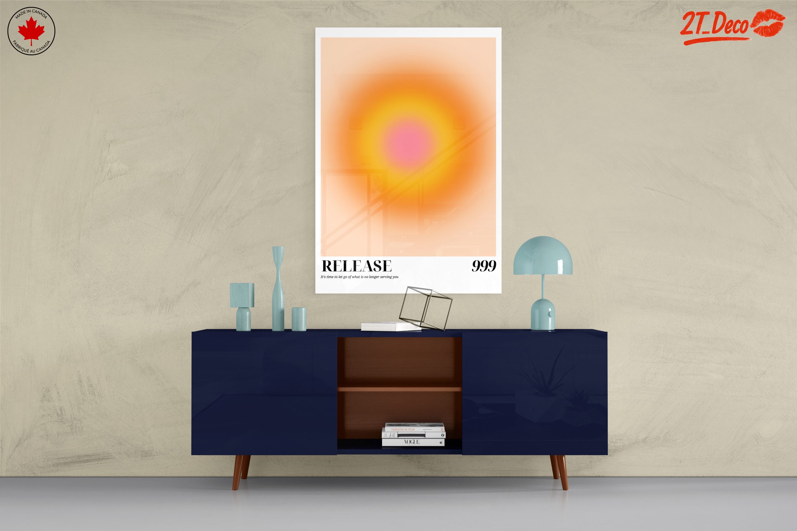 Vibrant Modern Abstract Figure Art 6 - Image 8