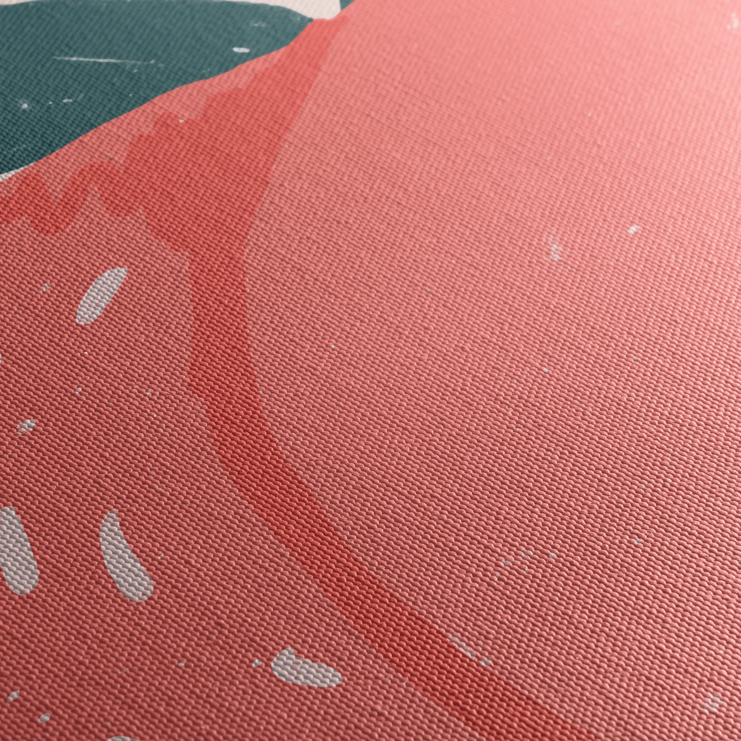 Stylized Abstract Peach Illustration - Image 5