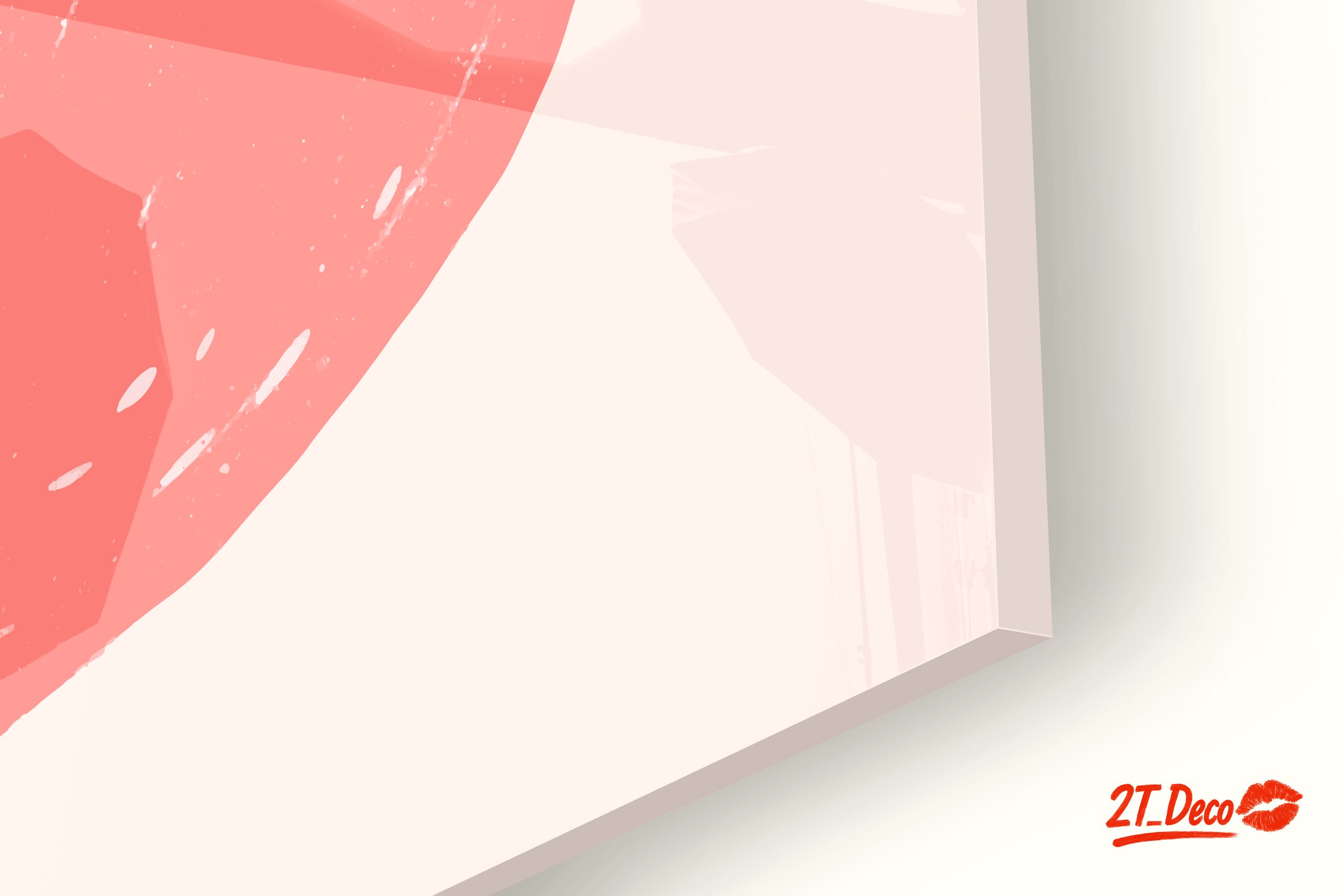 Stylized Abstract Peach Illustration - Image 9