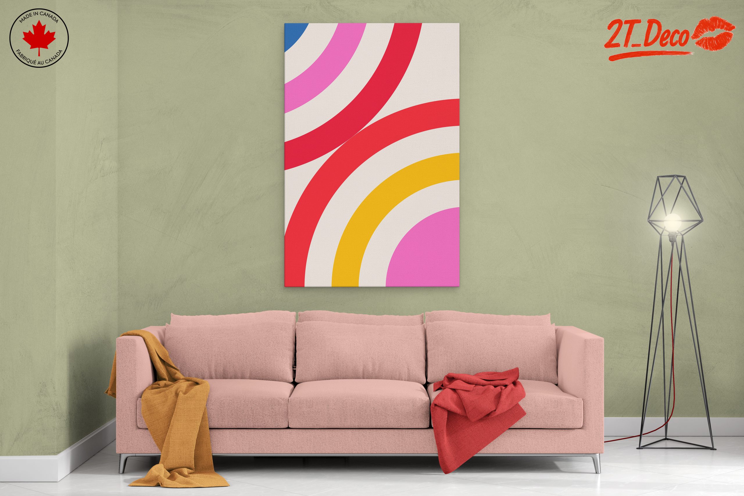 Colorful Abstract Circular Artwork - Image 2