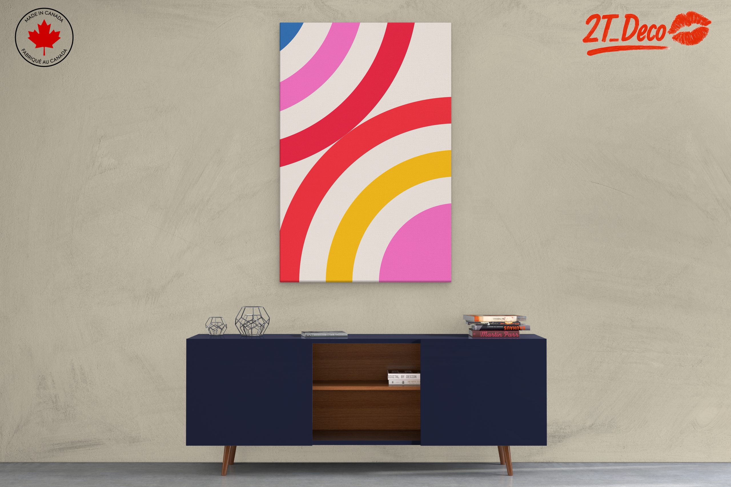 Colorful Abstract Circular Artwork - Image 3
