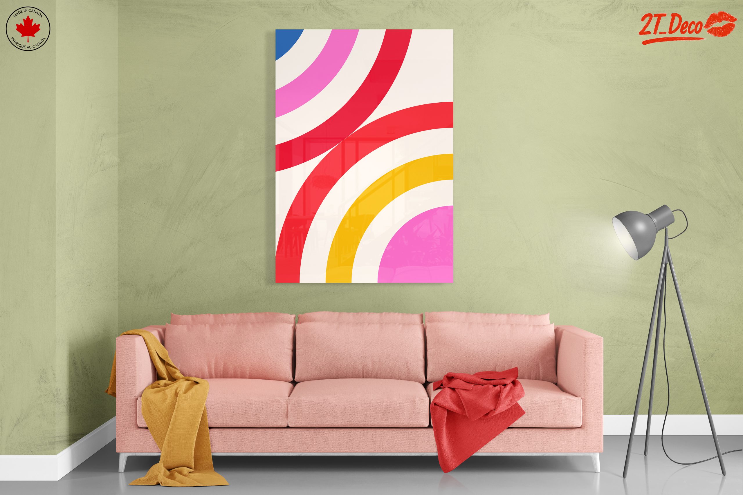 Colorful Abstract Circular Artwork - Image 7