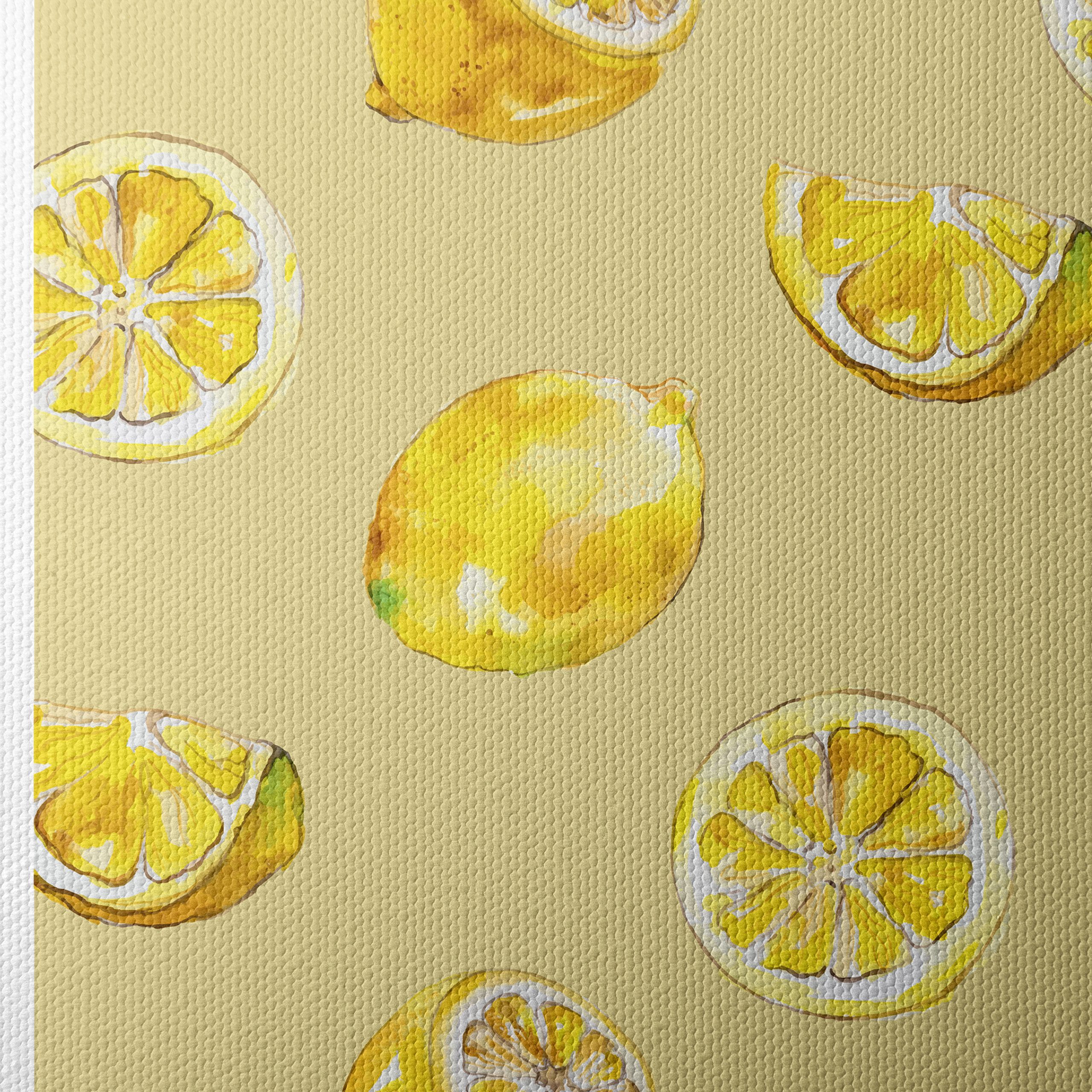 Vibrant Abstract Lemon Art 4 - Image 4
