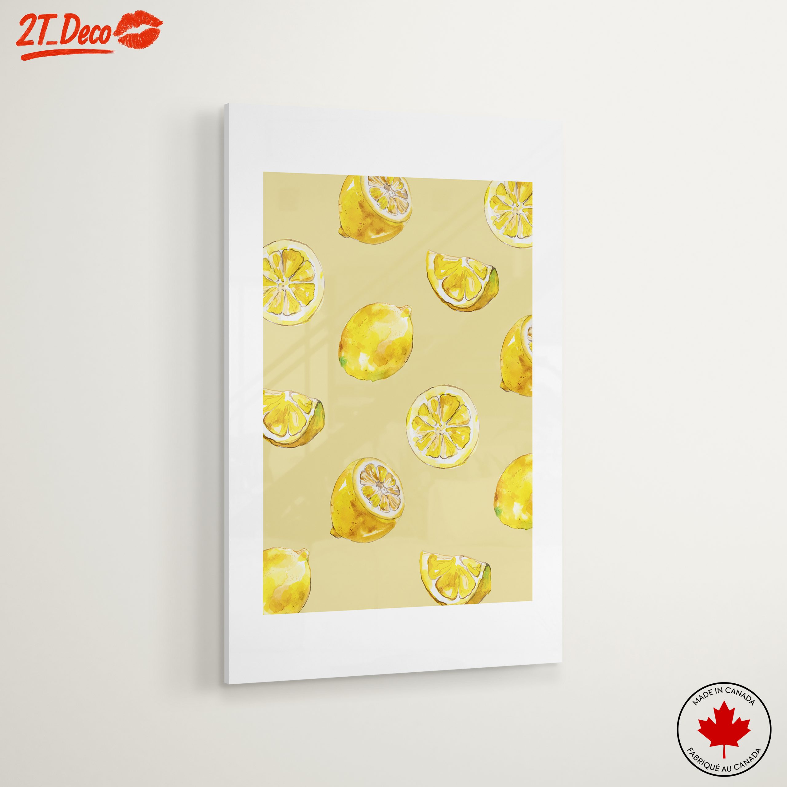 Vibrant Abstract Lemon Art 4 - Image 6