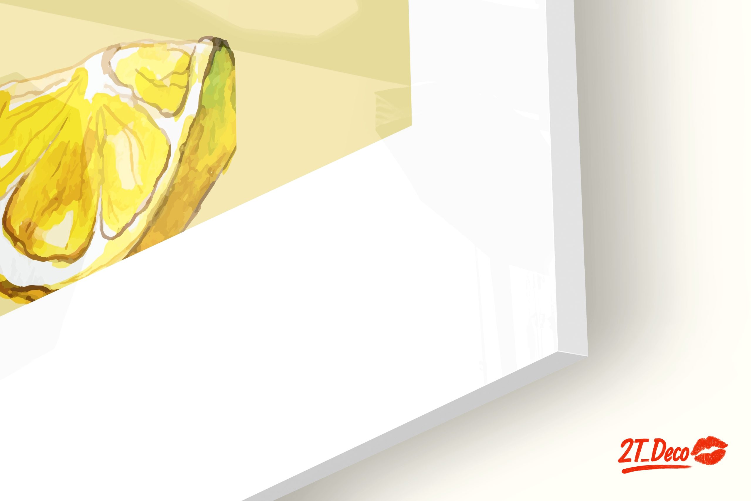 Vibrant Abstract Lemon Art 4 - Image 9