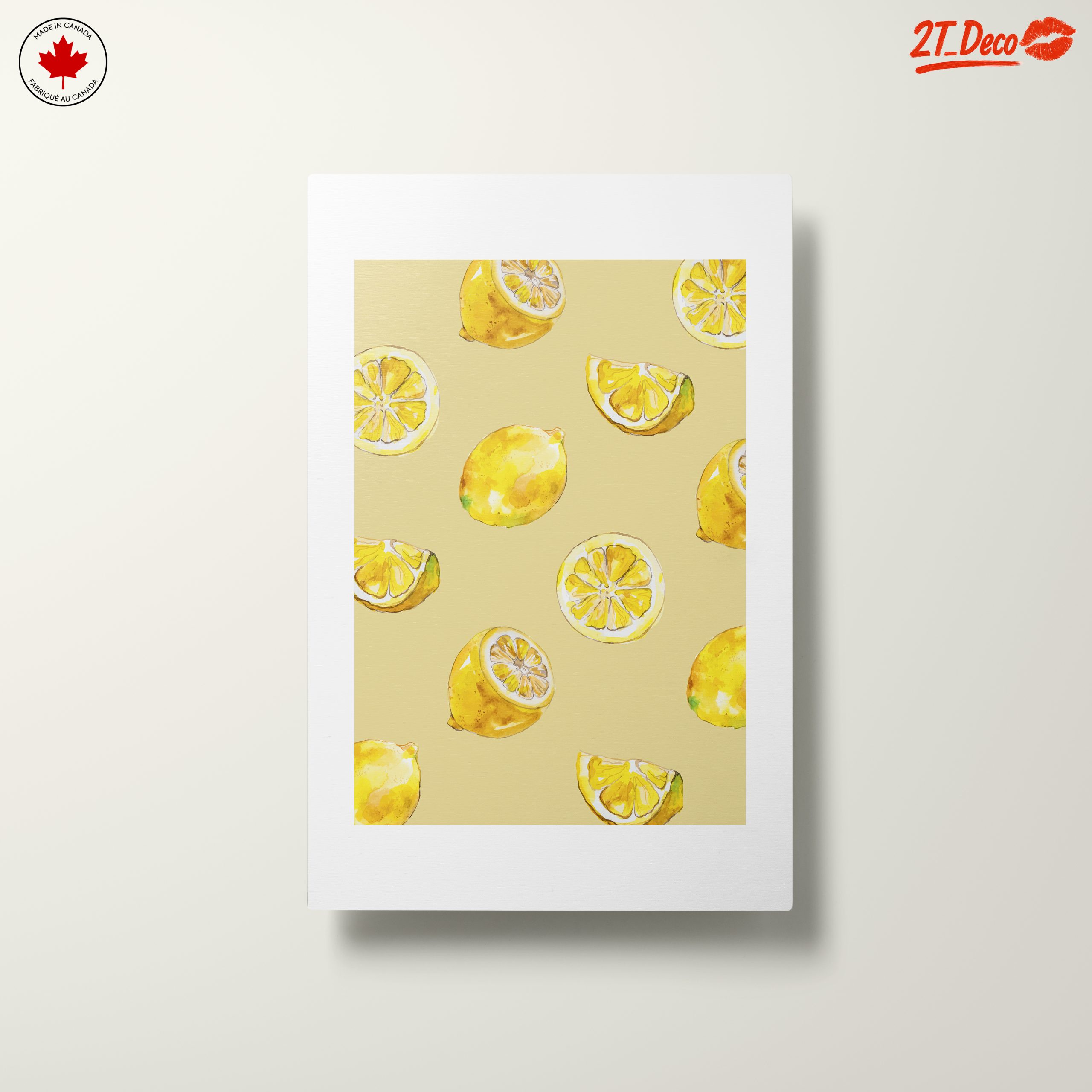 Vibrant Abstract Lemon Art 4 - Image 10