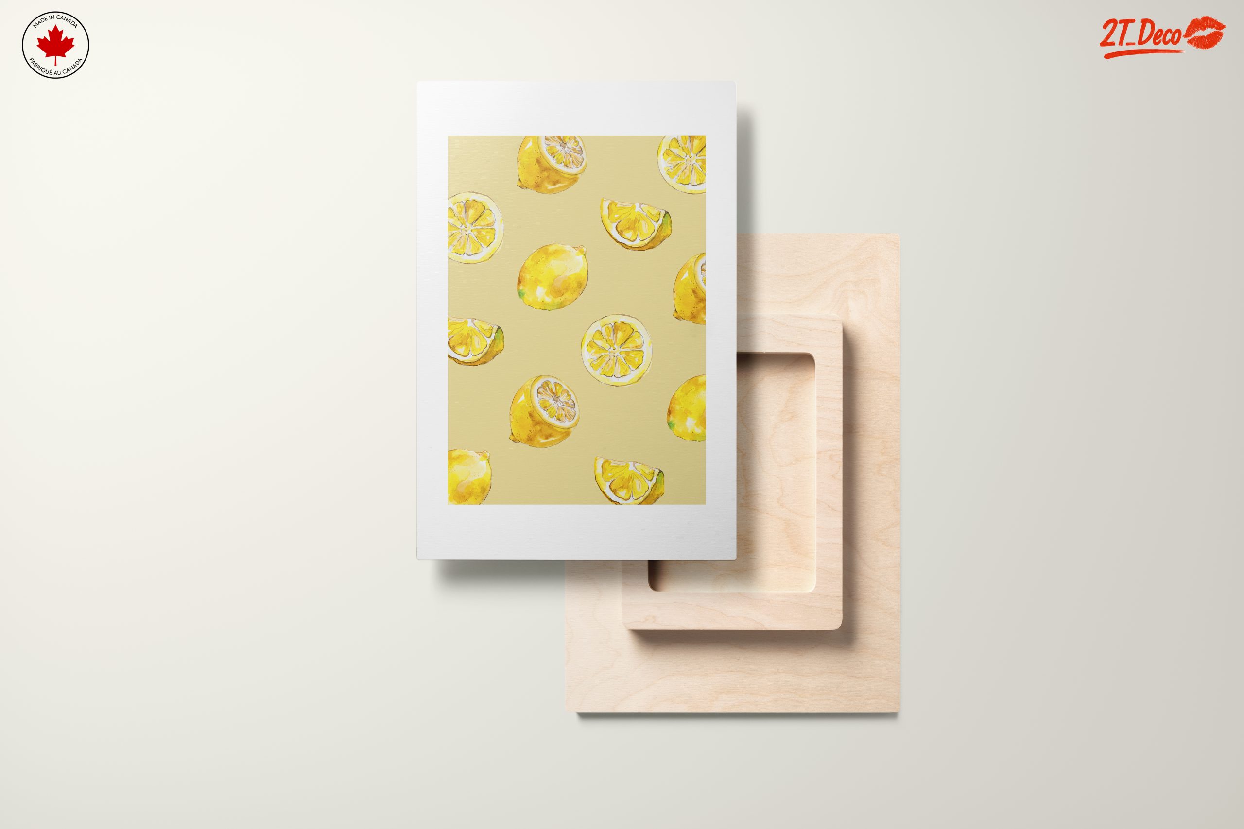 Vibrant Abstract Lemon Art 4 - Image 11