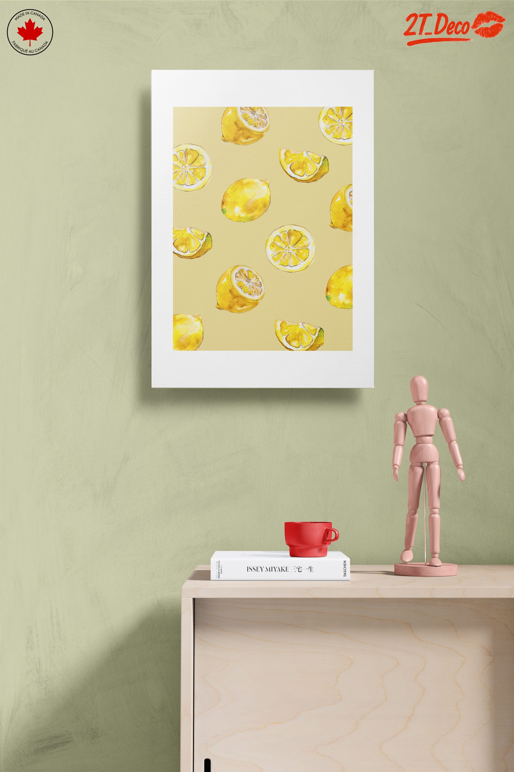 Vibrant Abstract Lemon Art 4 - Image 14