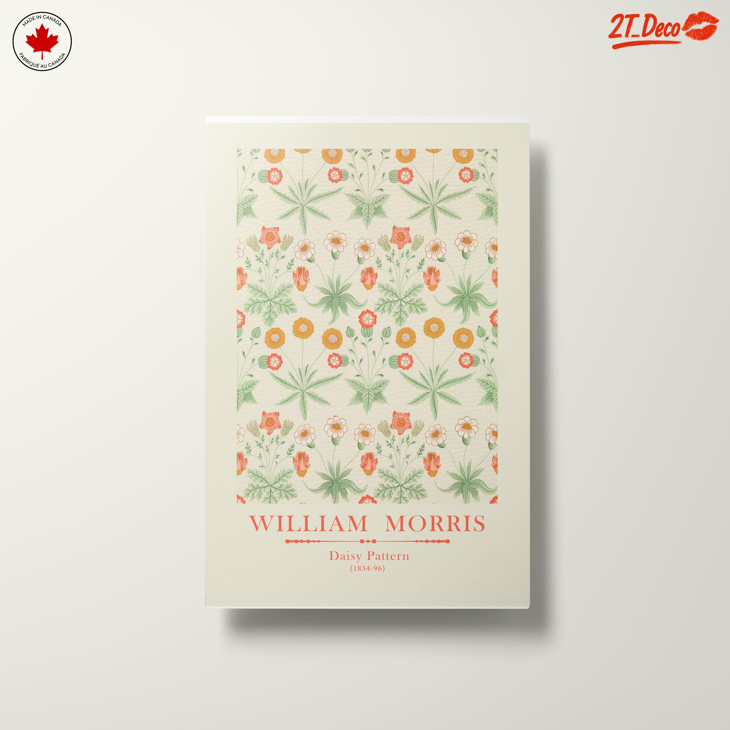 William Morris Daisy Pattern Floral Art - Image 10