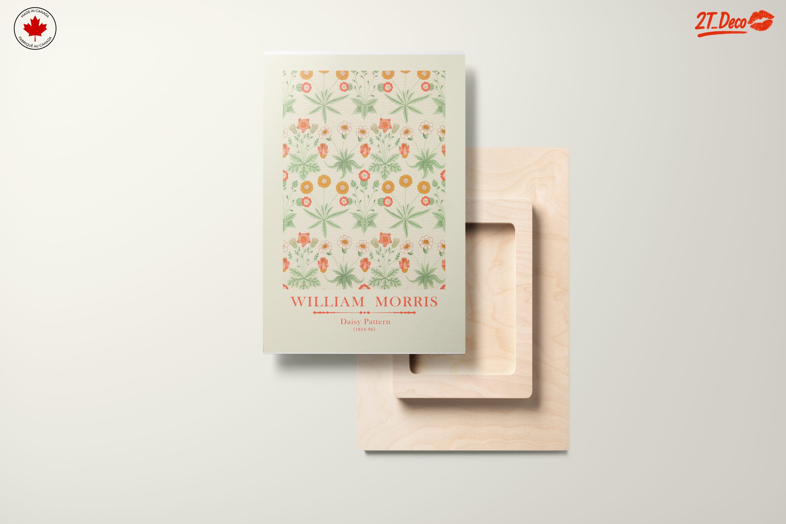 William Morris Daisy Pattern Floral Art - Image 11