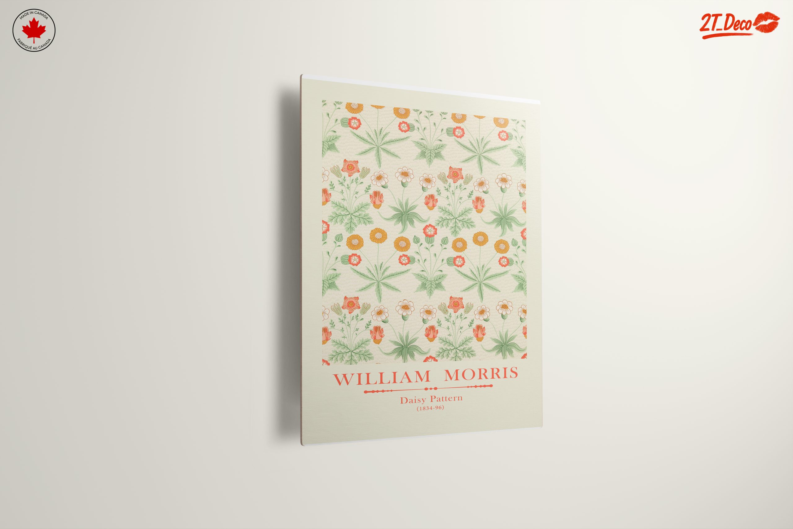 William Morris Daisy Pattern Floral Art - Image 13
