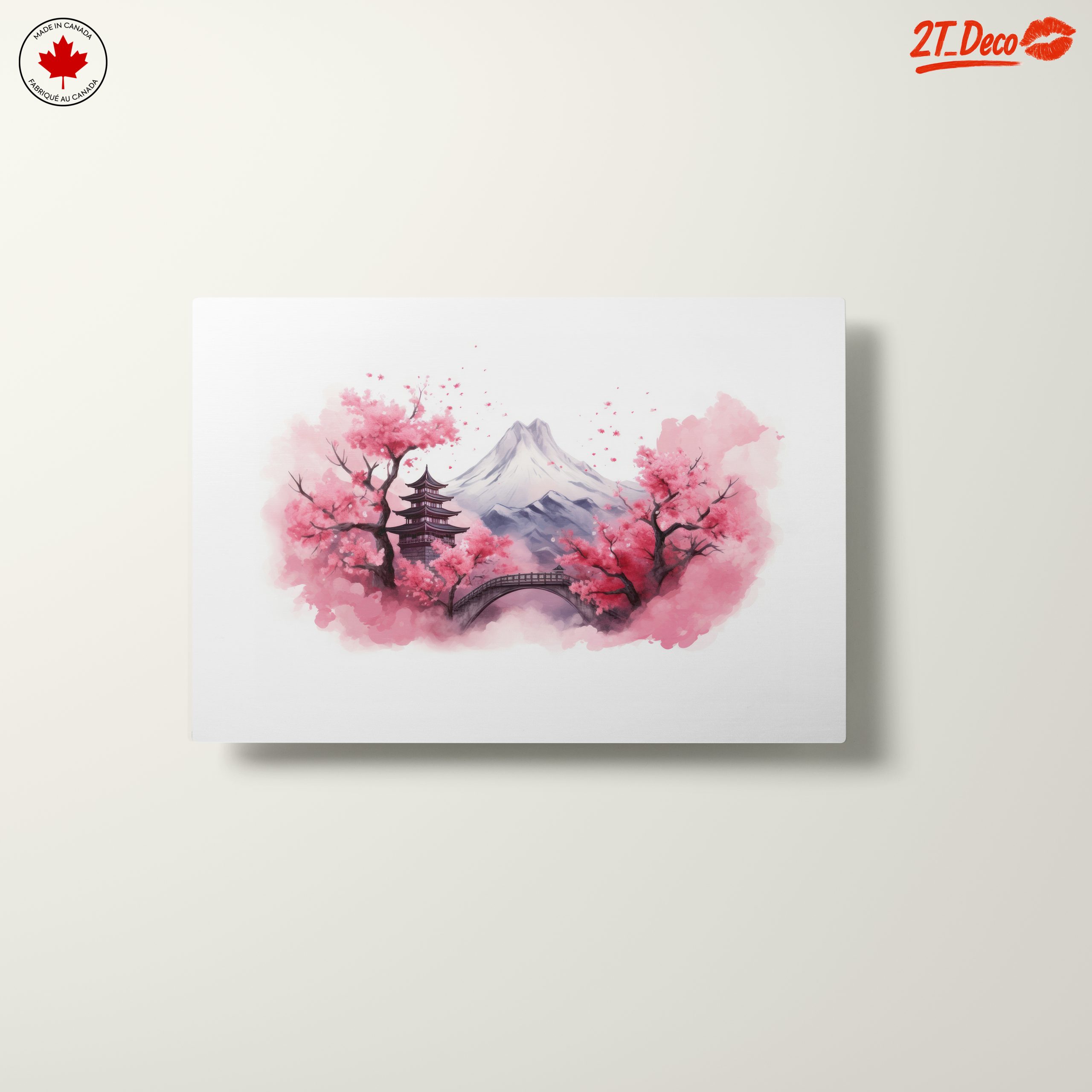 Serene Fantasy Landscape with Cherry Blossoms - Image 10