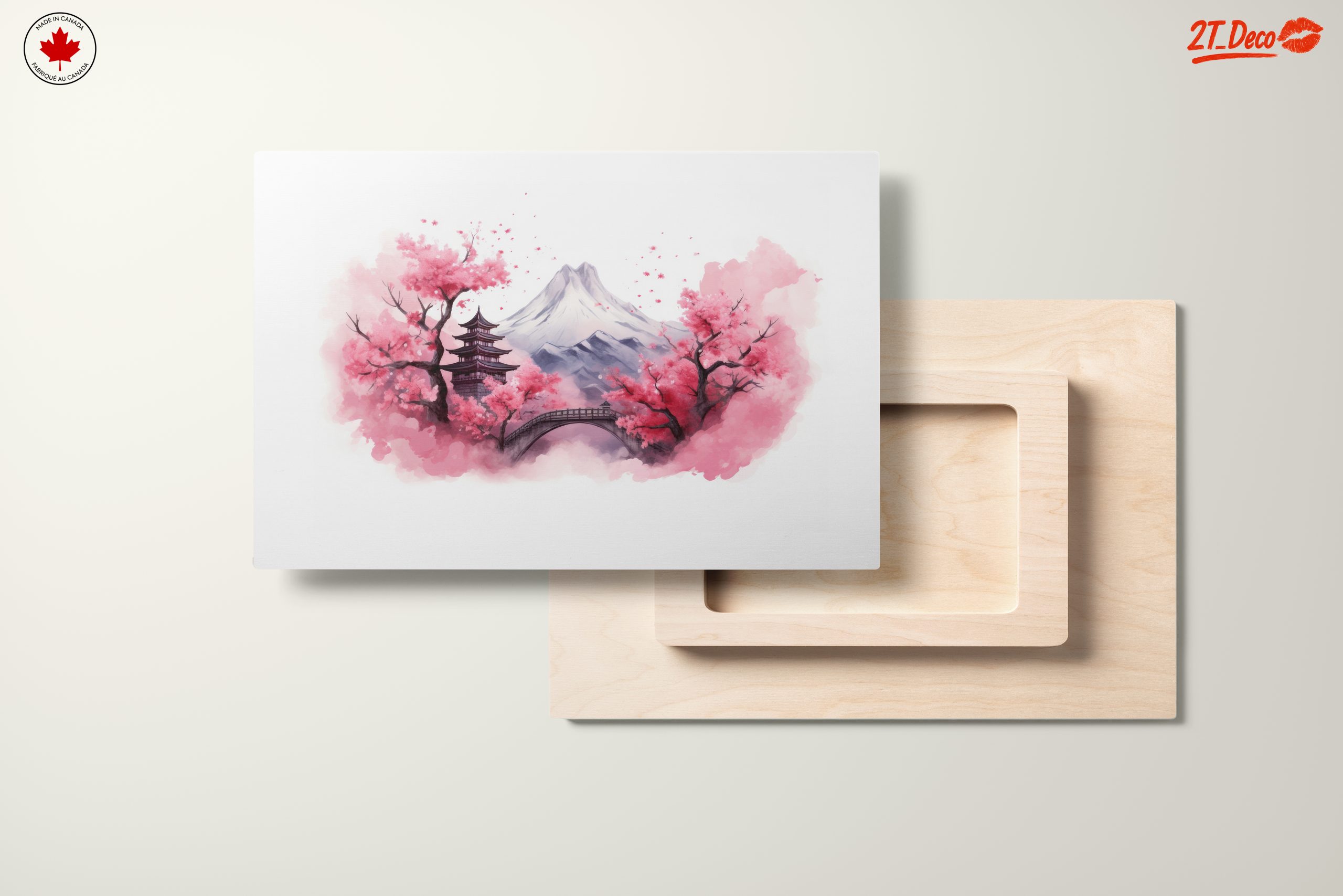 Serene Fantasy Landscape with Cherry Blossoms - Image 11
