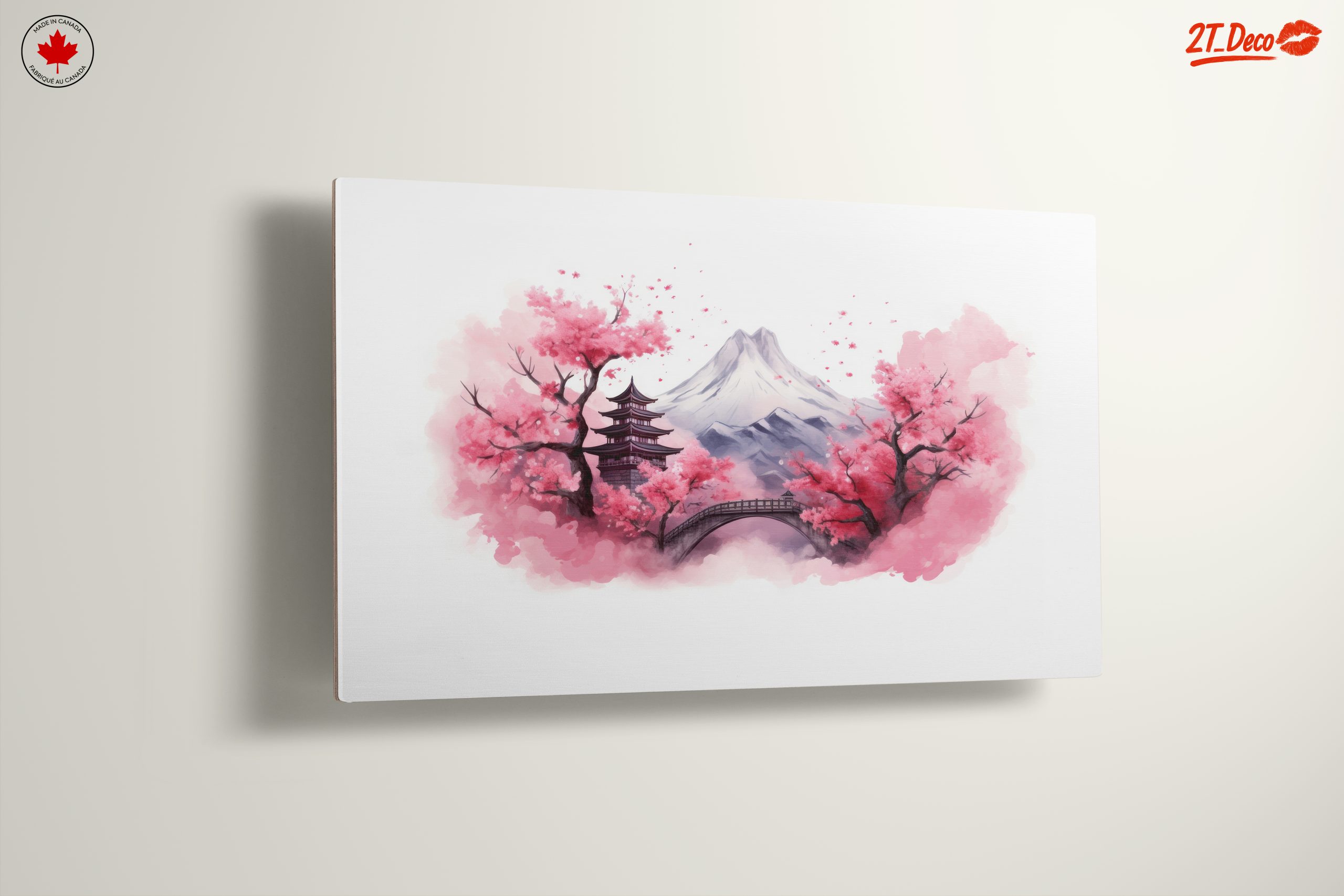 Serene Fantasy Landscape with Cherry Blossoms - Image 13