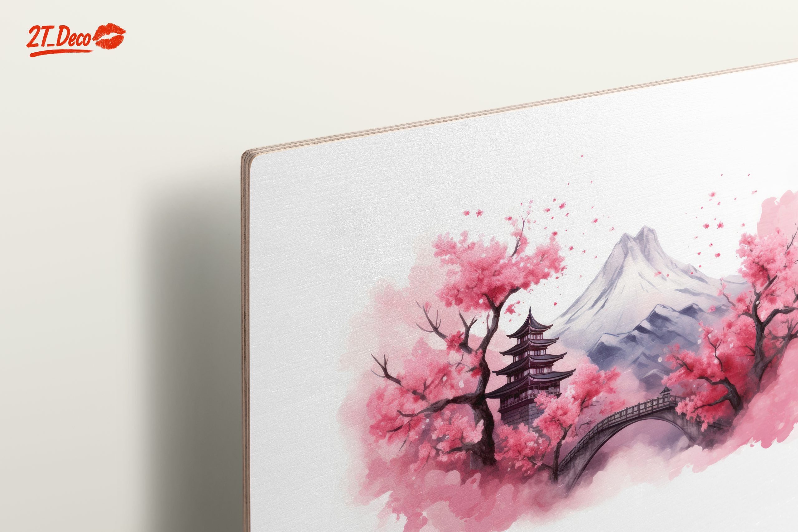 Serene Fantasy Landscape with Cherry Blossoms - Image 15