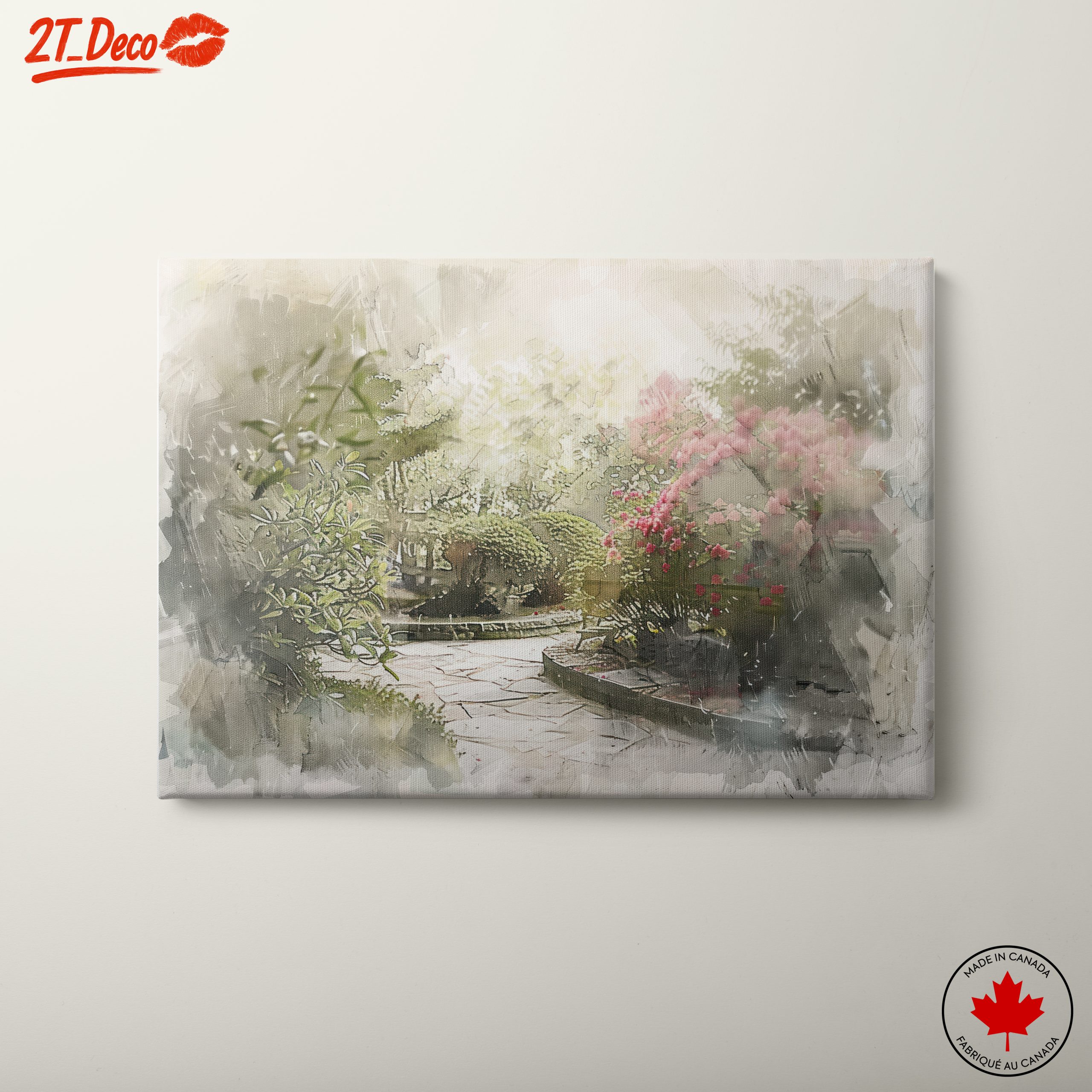 Serene Botanical Garden Art