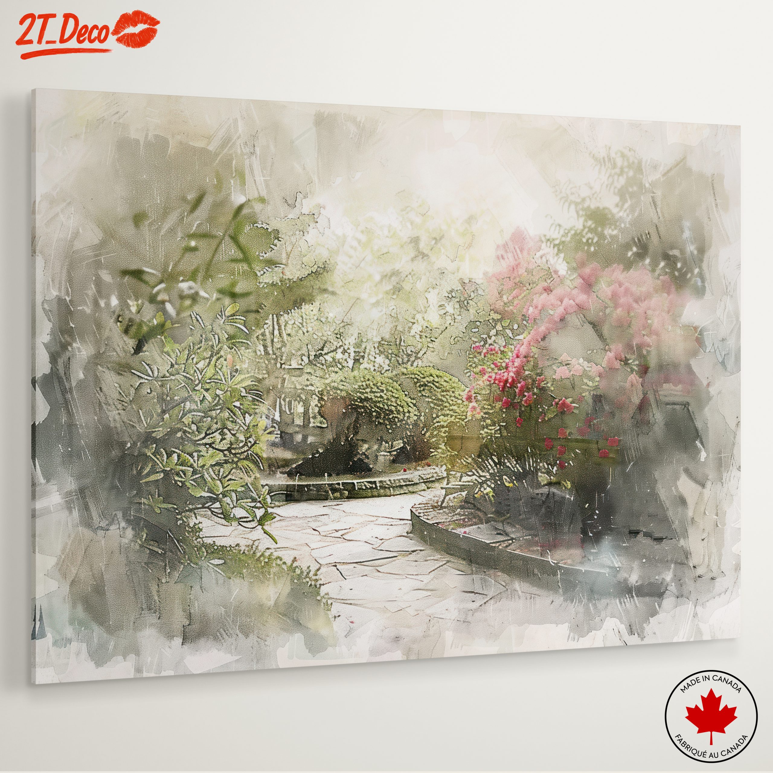 Serene Botanical Garden Art - Image 6
