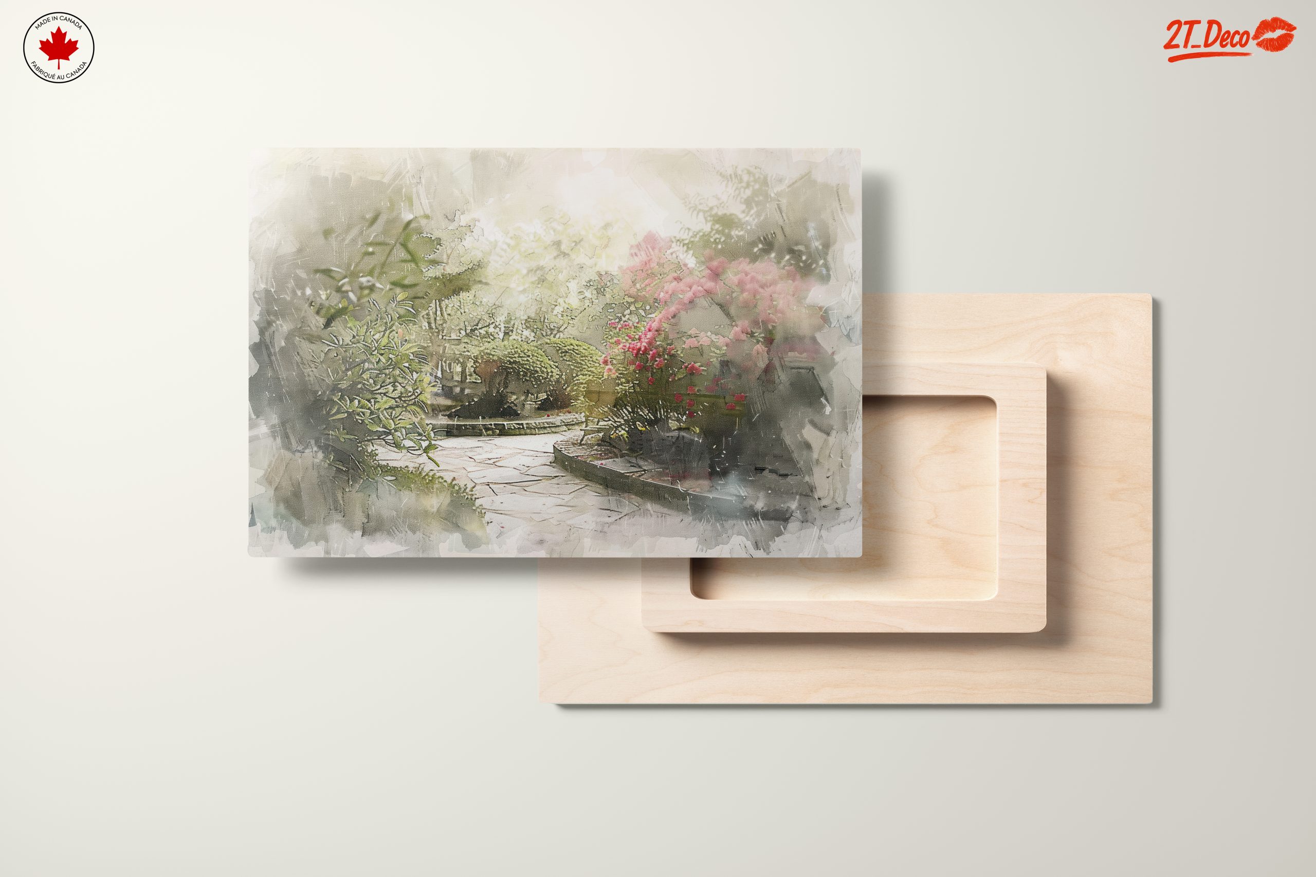 Serene Botanical Garden Art - Image 11