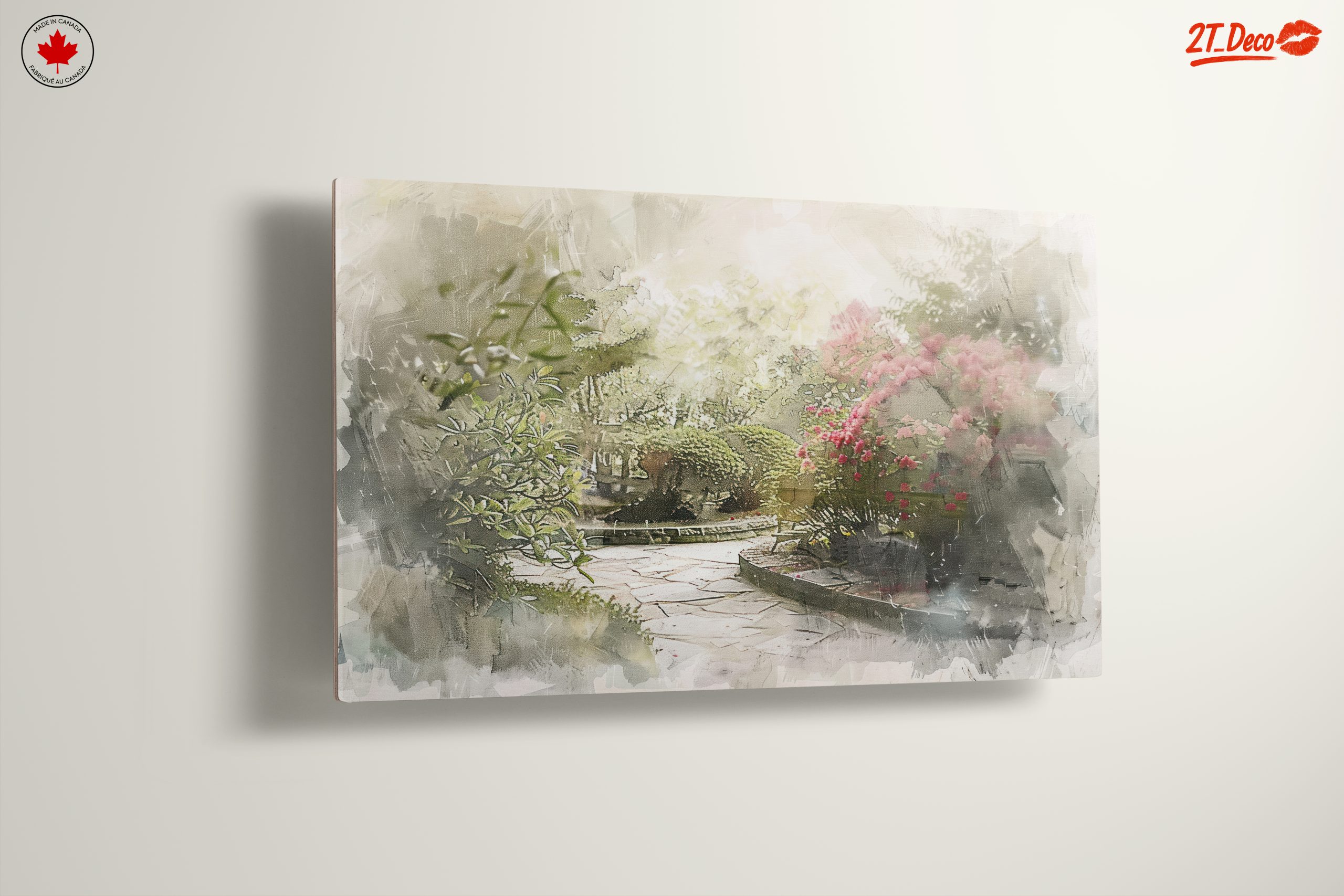 Serene Botanical Garden Art - Image 13