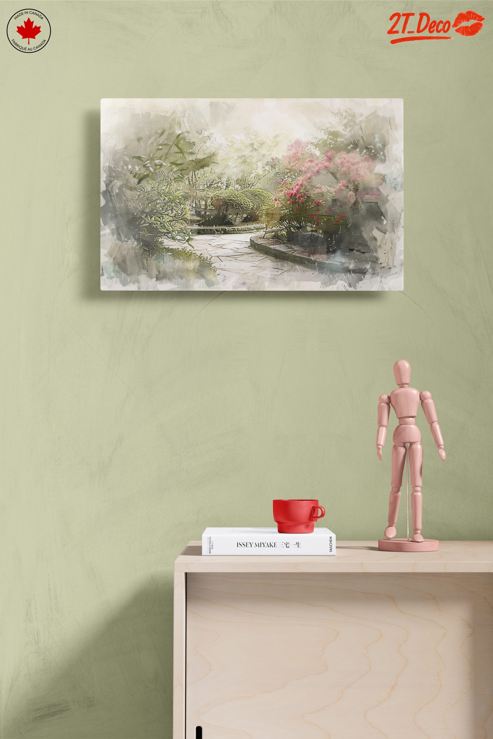 Serene Botanical Garden Art - Image 14