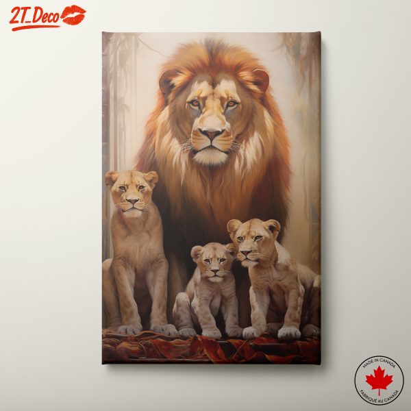 Majestic Lion Family Portrait 2