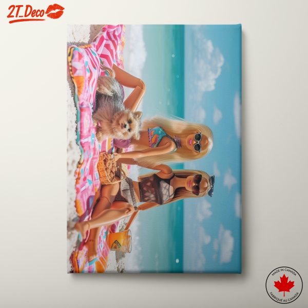 Barbie Dolls Enjoying Summer at the Beach