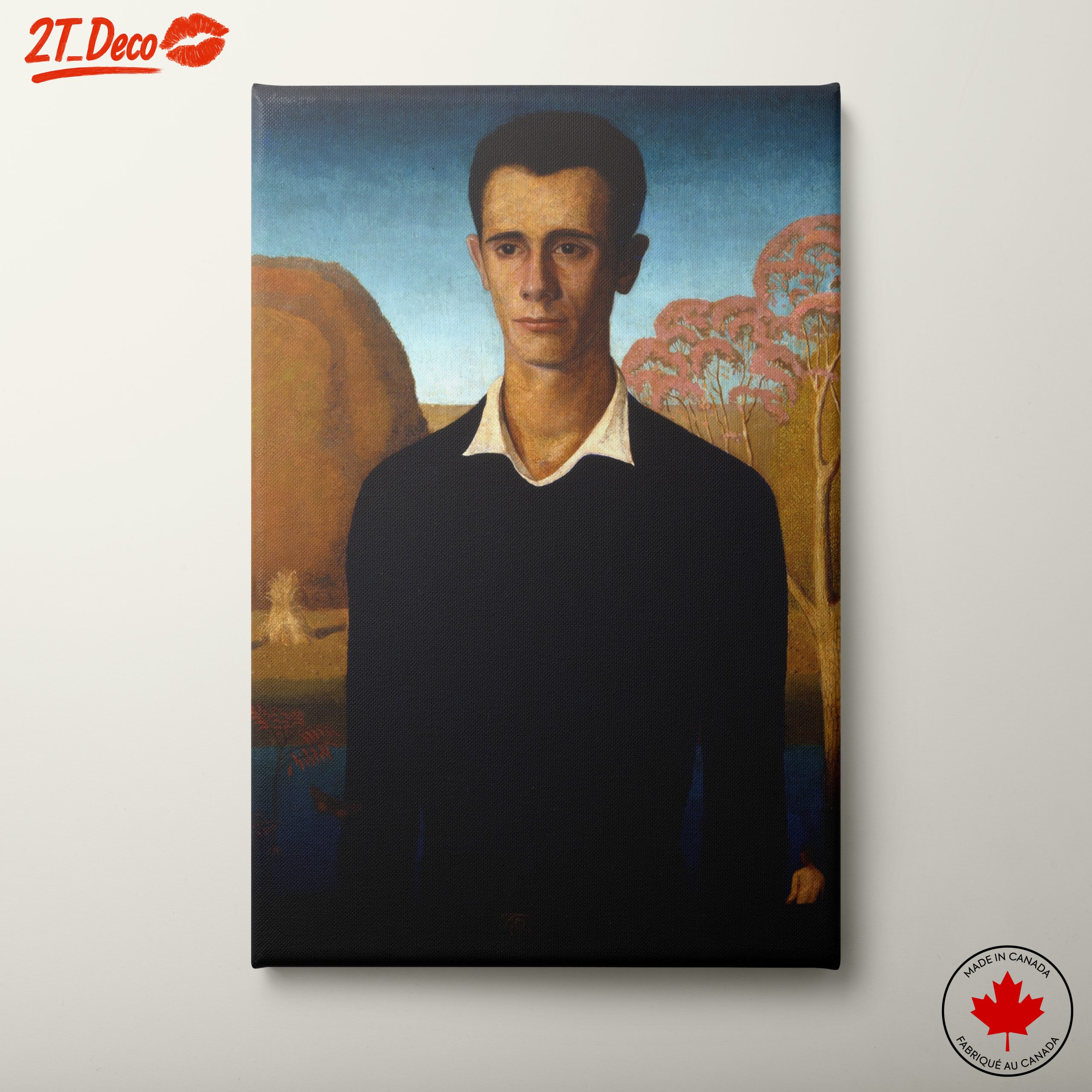 Contemporary Portrait with Natural Landscape