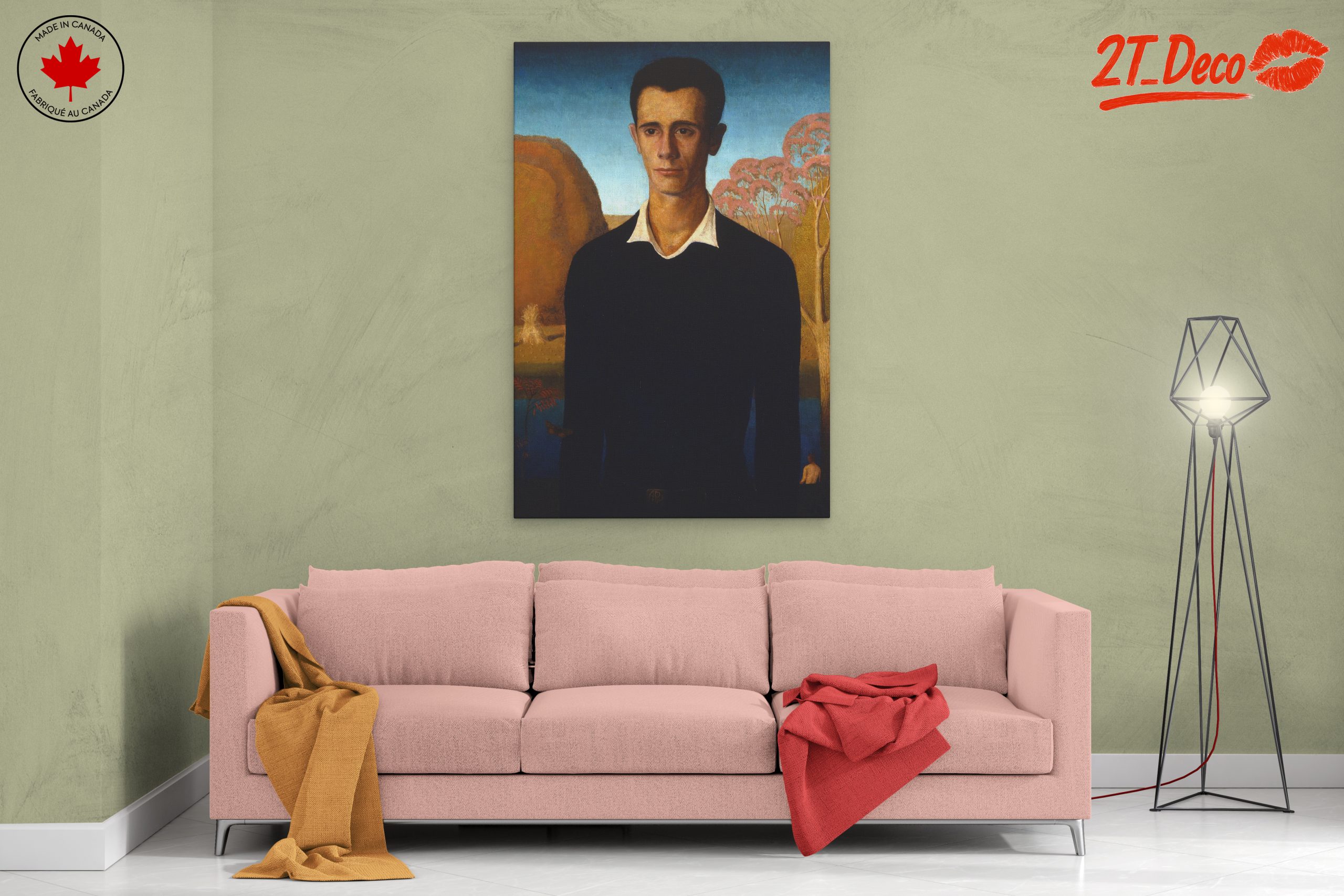 Contemporary Portrait with Natural Landscape - Image 2