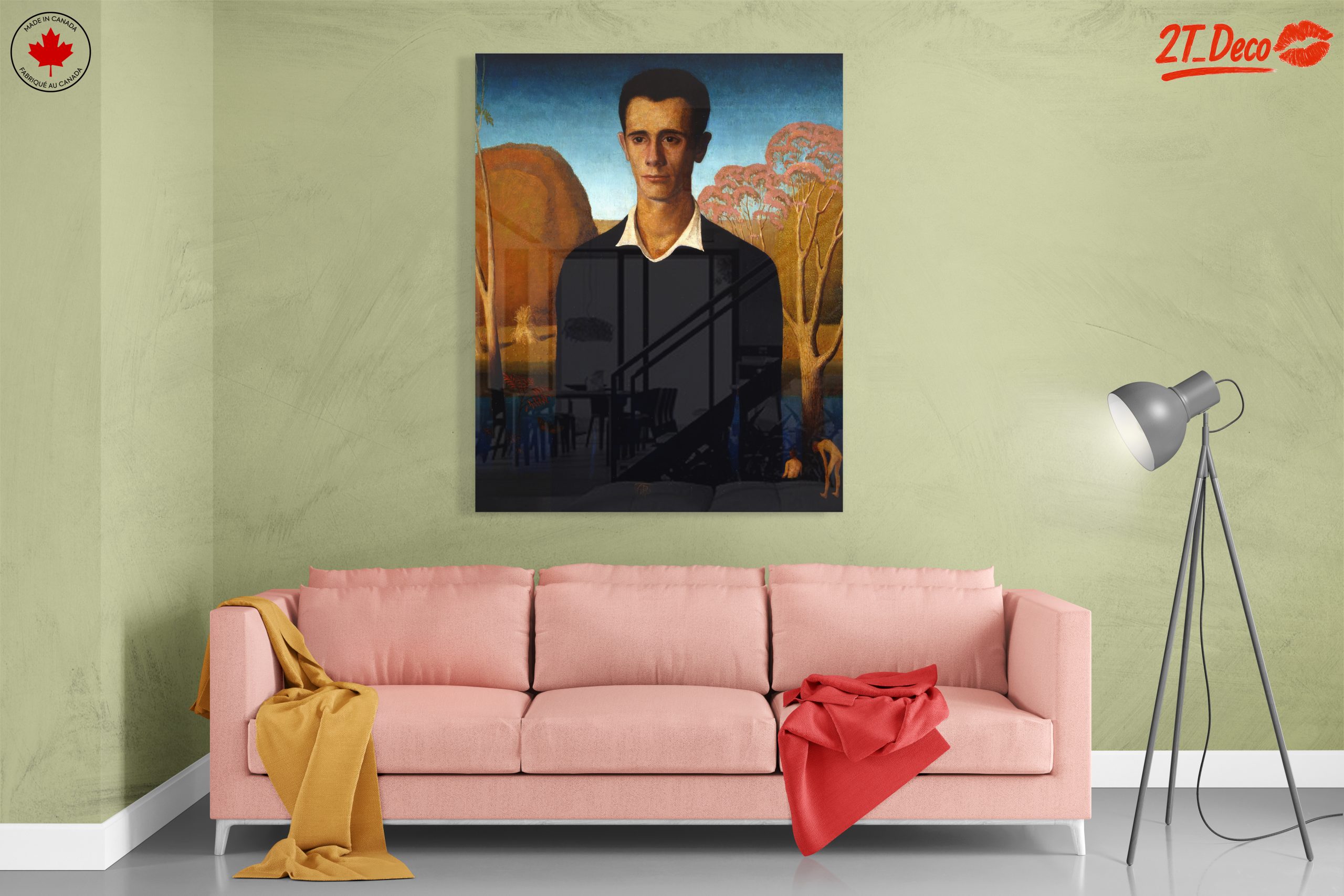 Contemporary Portrait with Natural Landscape - Image 7