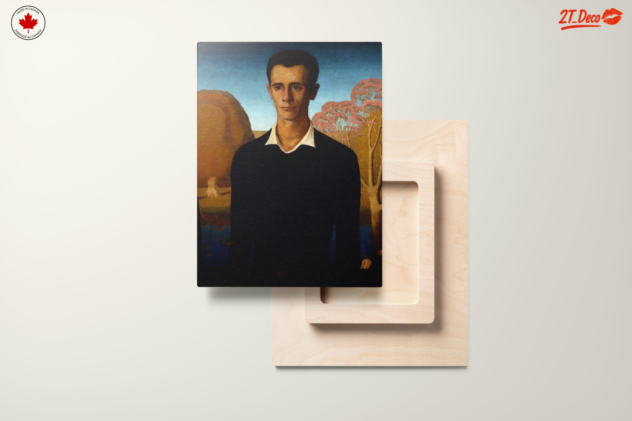 Contemporary Portrait with Natural Landscape - Image 11