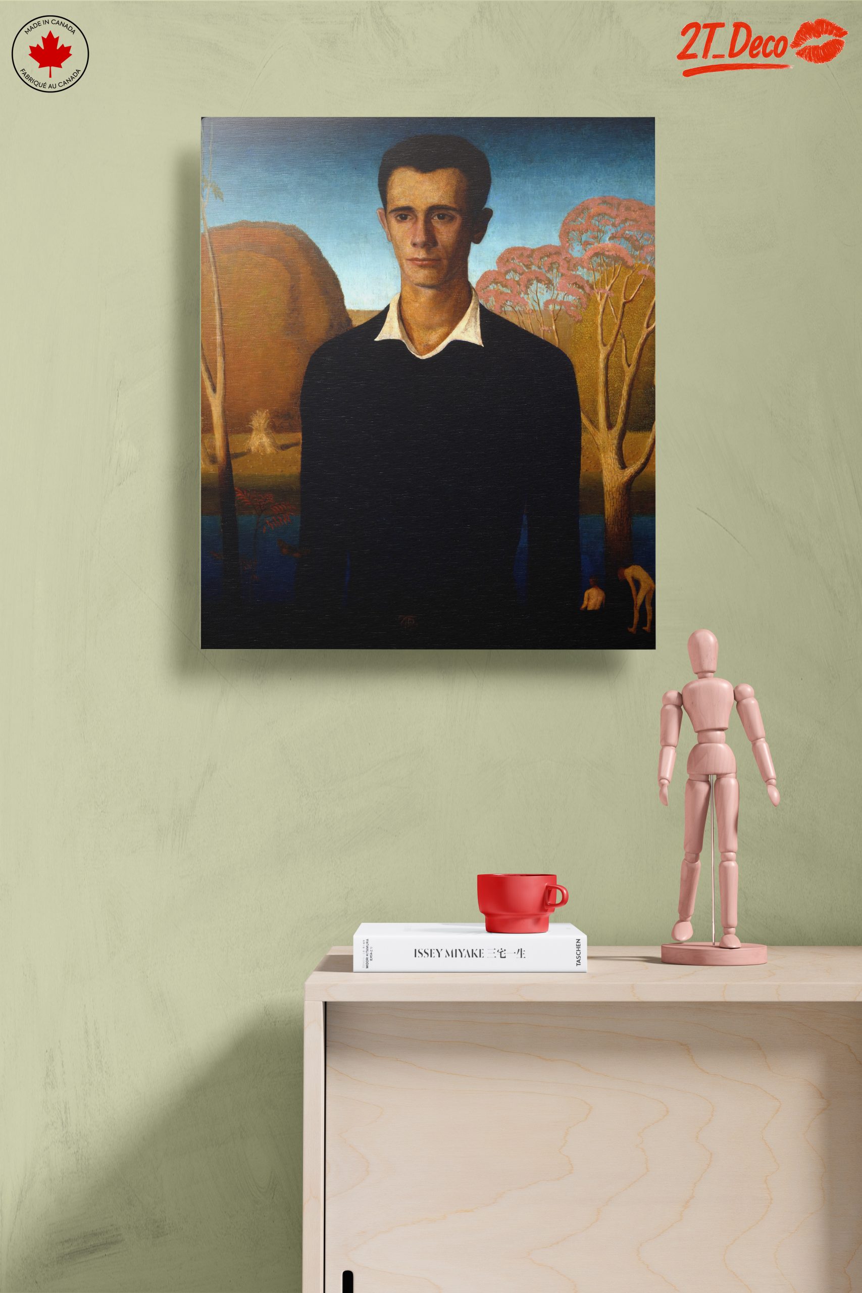Contemporary Portrait with Natural Landscape - Image 14