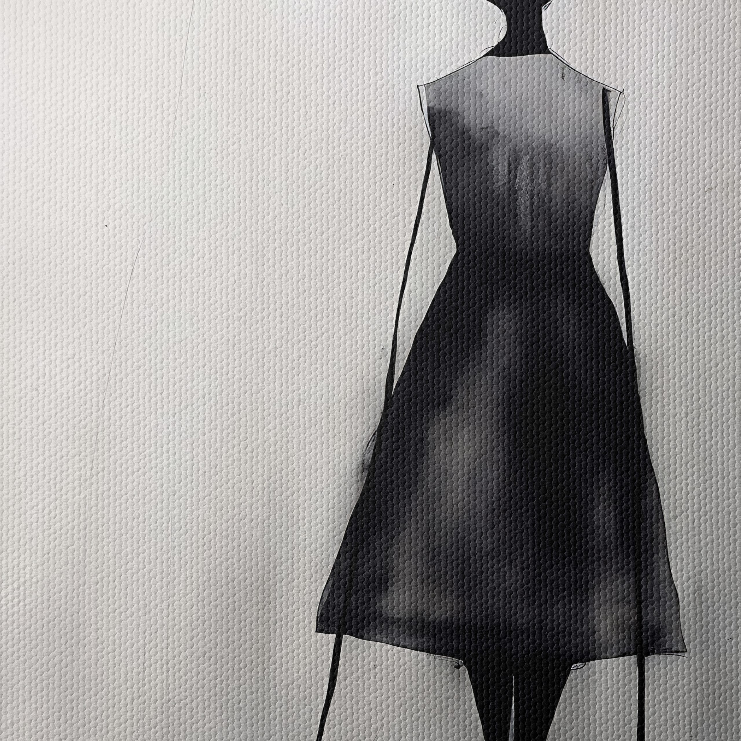 Minimalist Contemporary Portrait in Black and White - Image 4