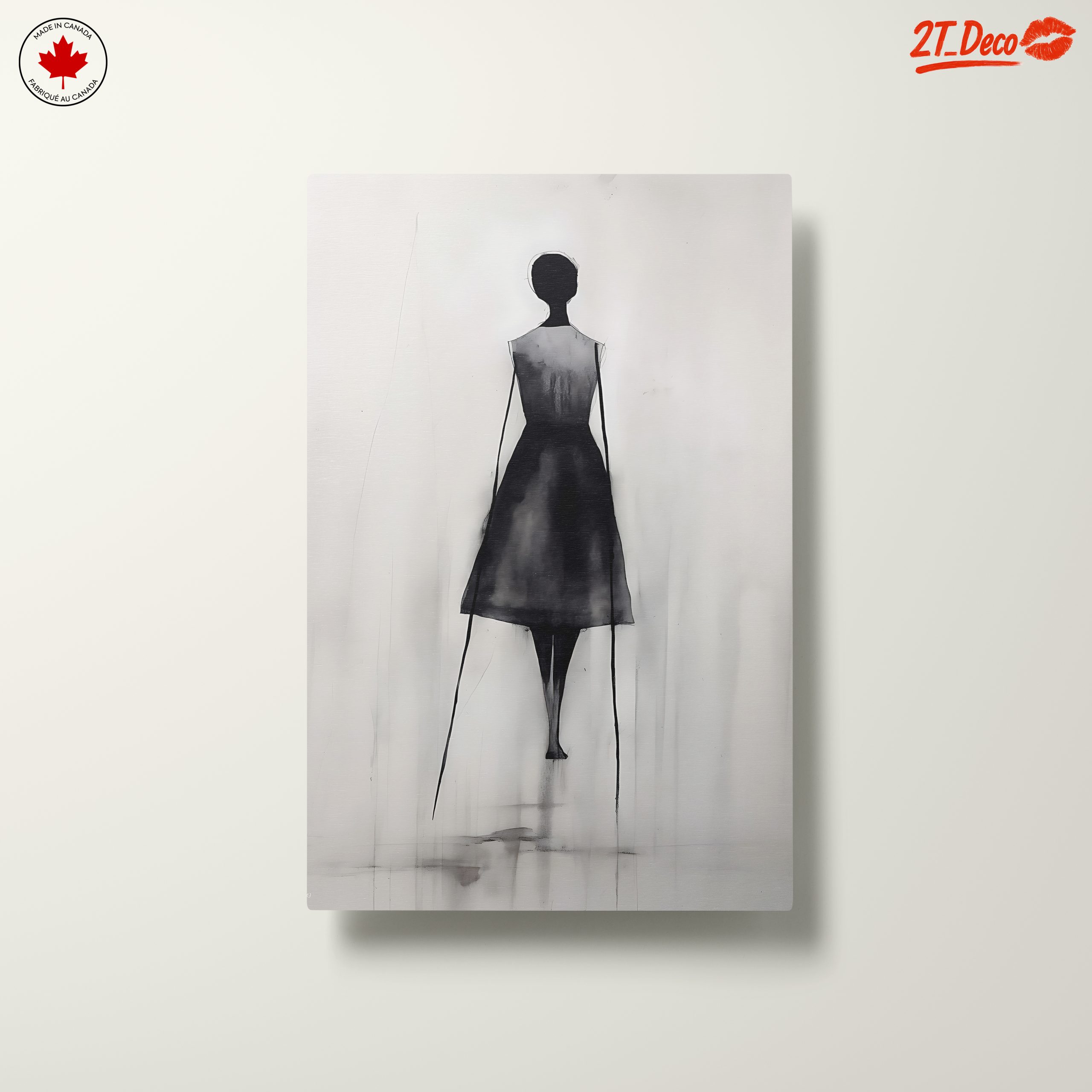 Minimalist Contemporary Portrait in Black and White - Image 10