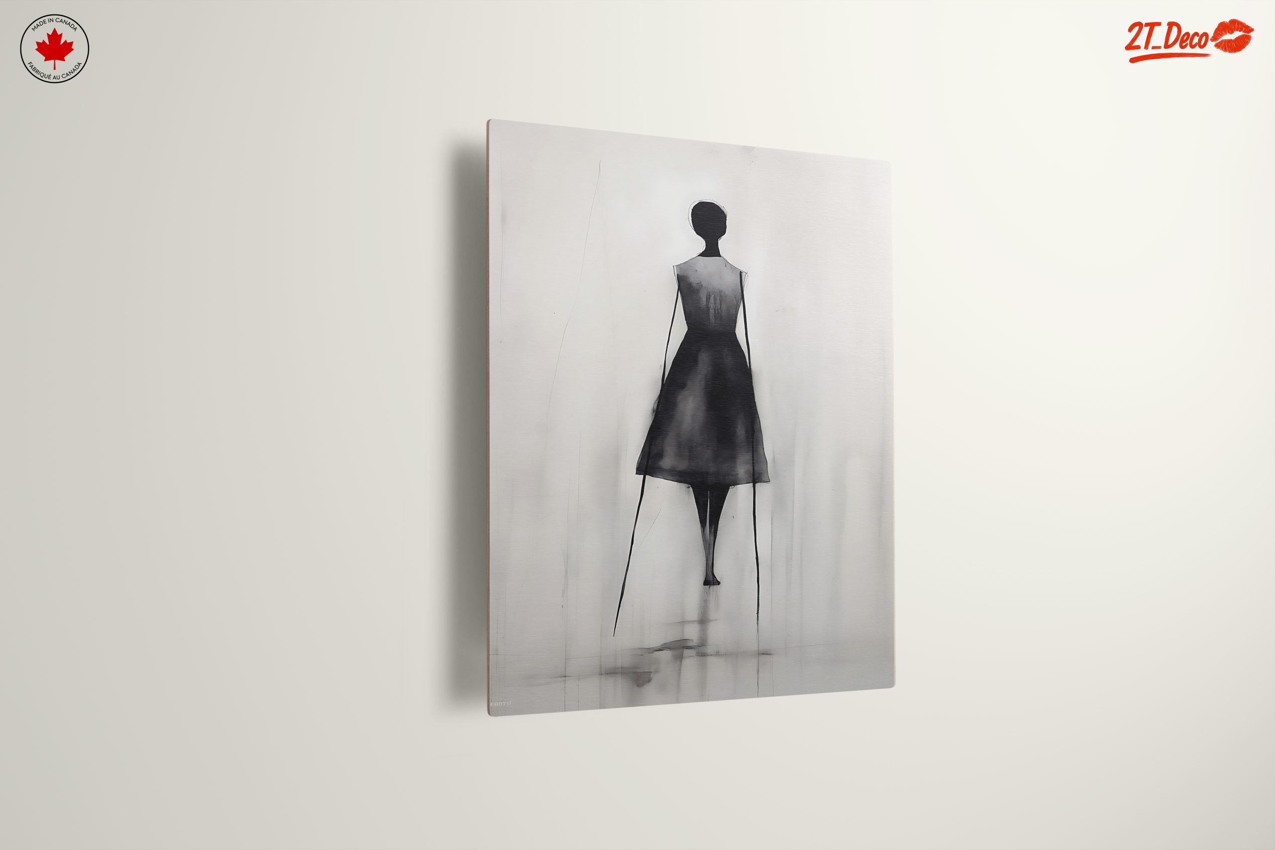 Minimalist Contemporary Portrait in Black and White - Image 13